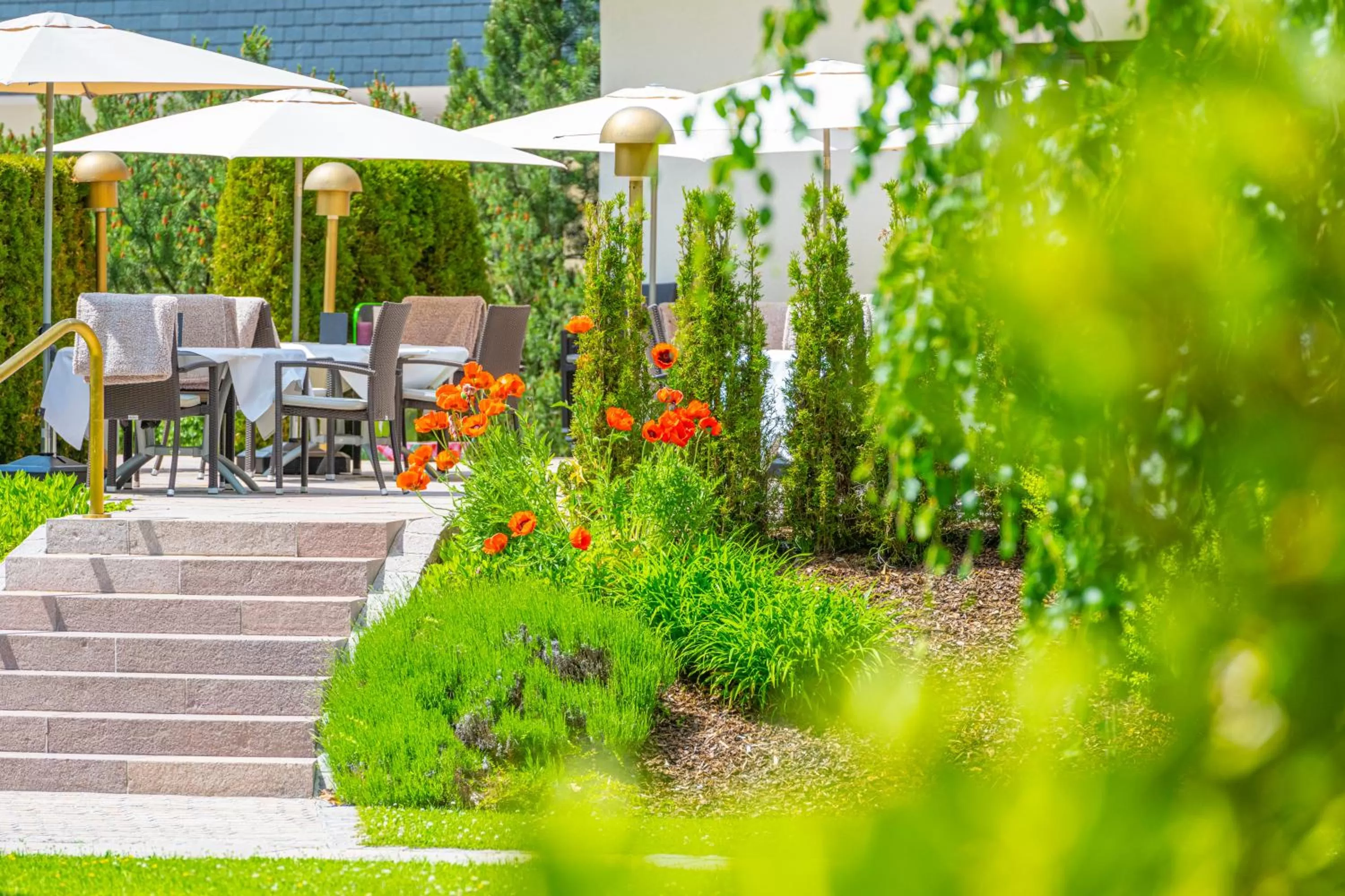 Balcony/Terrace in EUROPÄISCHER HOF Bad Gastein