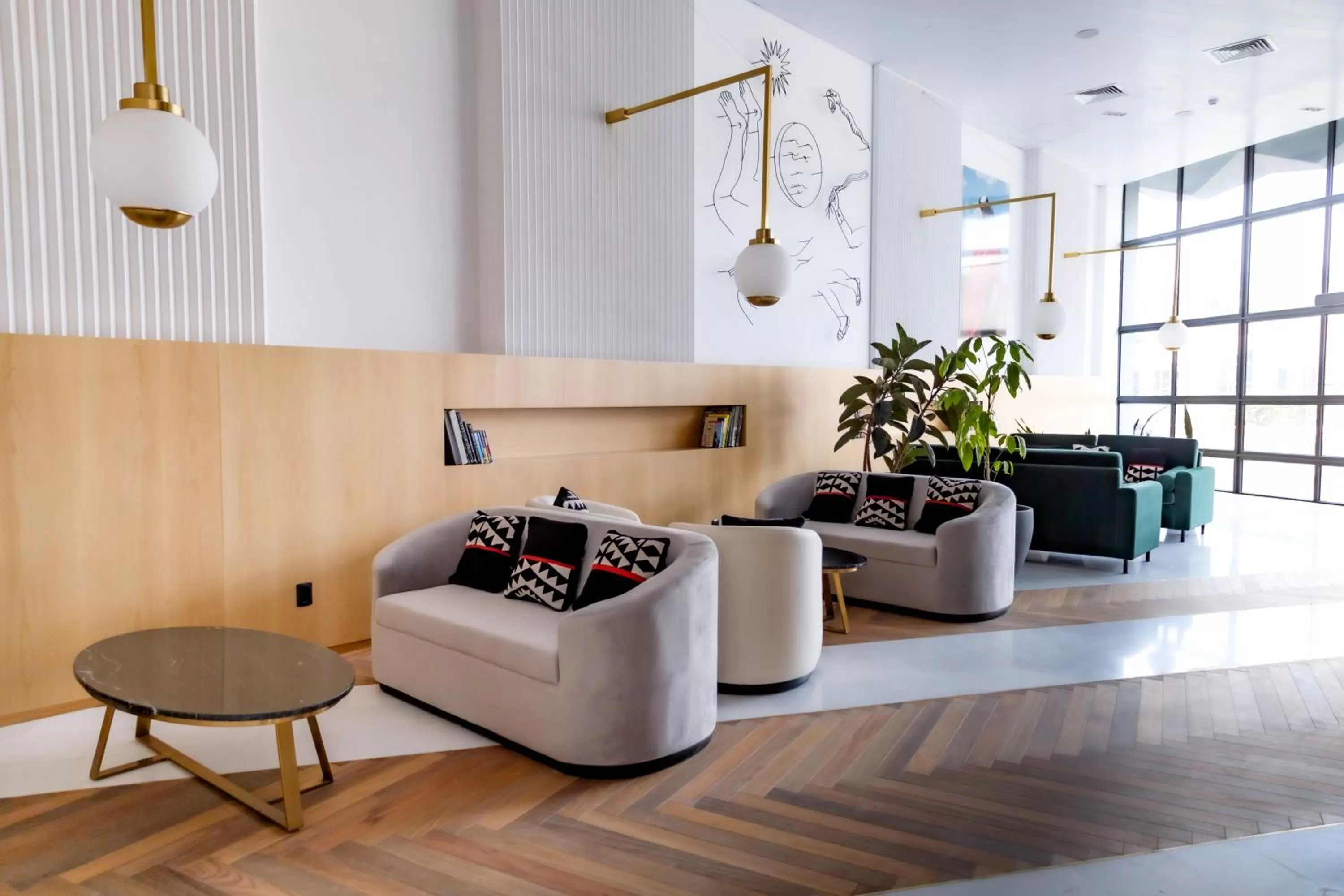 Living room in Met Hotel