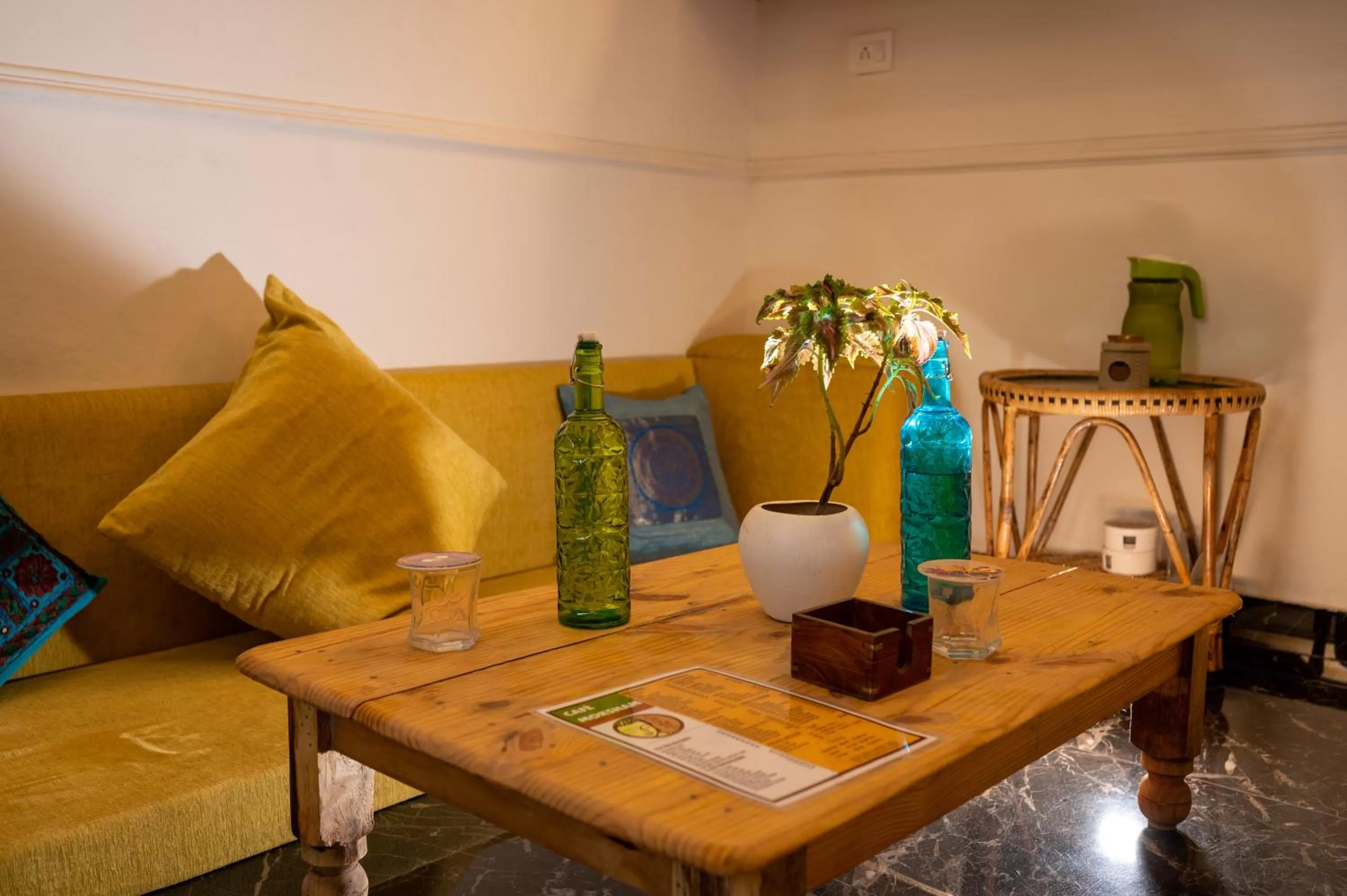 Seating area in Hotel The Moksham