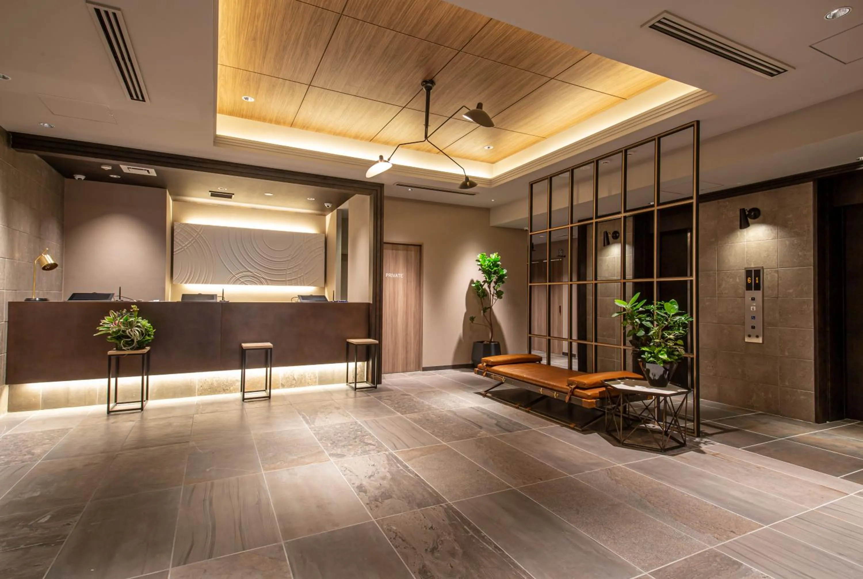 Lobby or reception in HOTEL AMANEK Kamata-Eki Mae