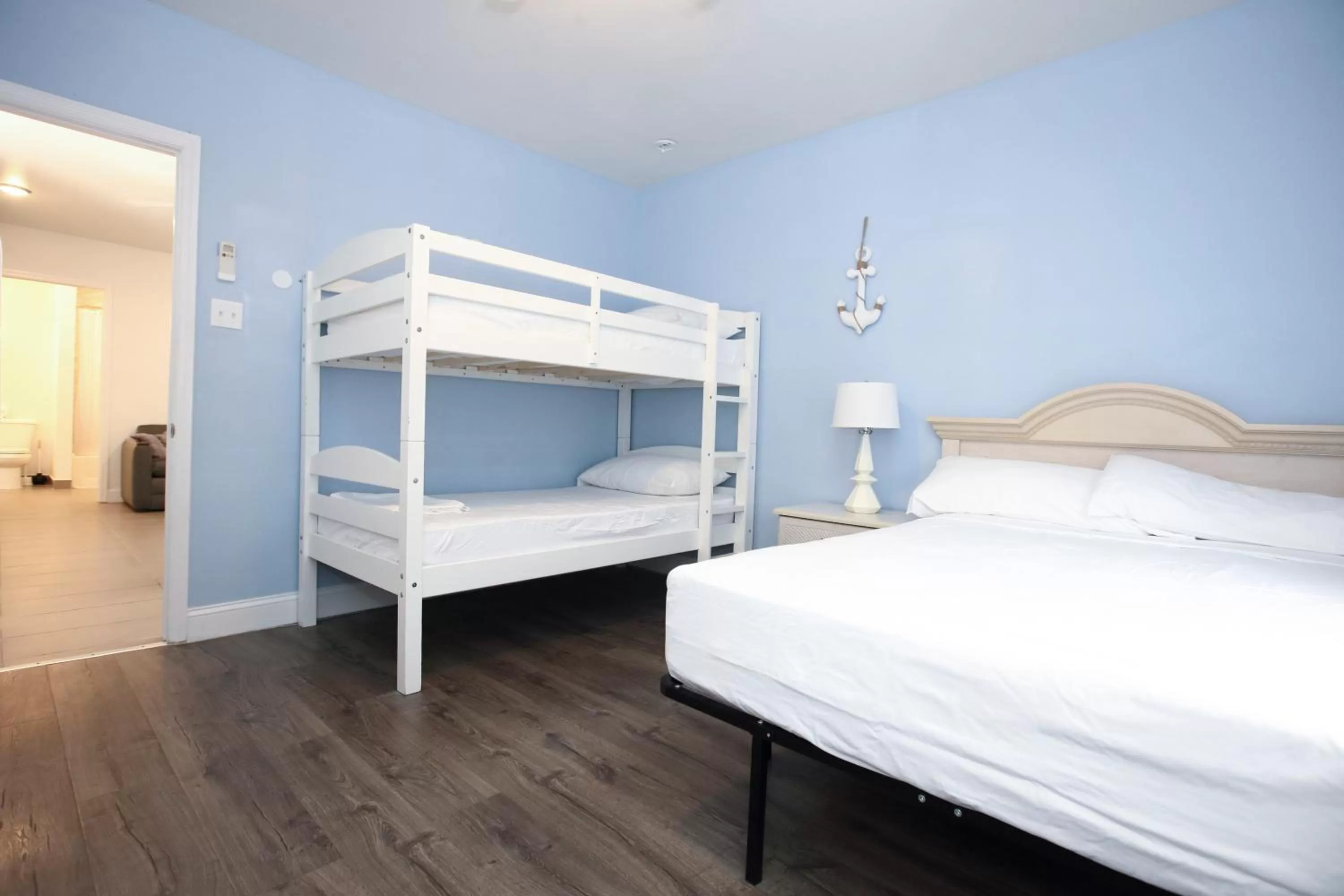 Bedroom in Garfield Beach House