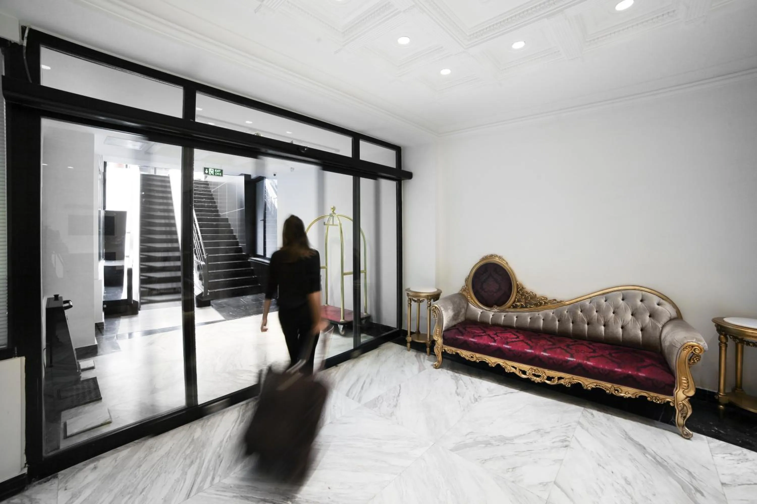 People, Bed in White Monarch Hotel