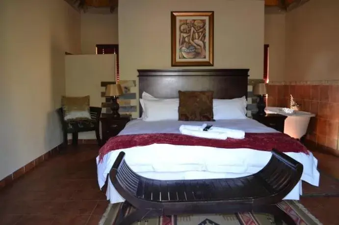 Bed in Thaba Legae Guest Lodge Bed in Thaba Legae Guest Lodge