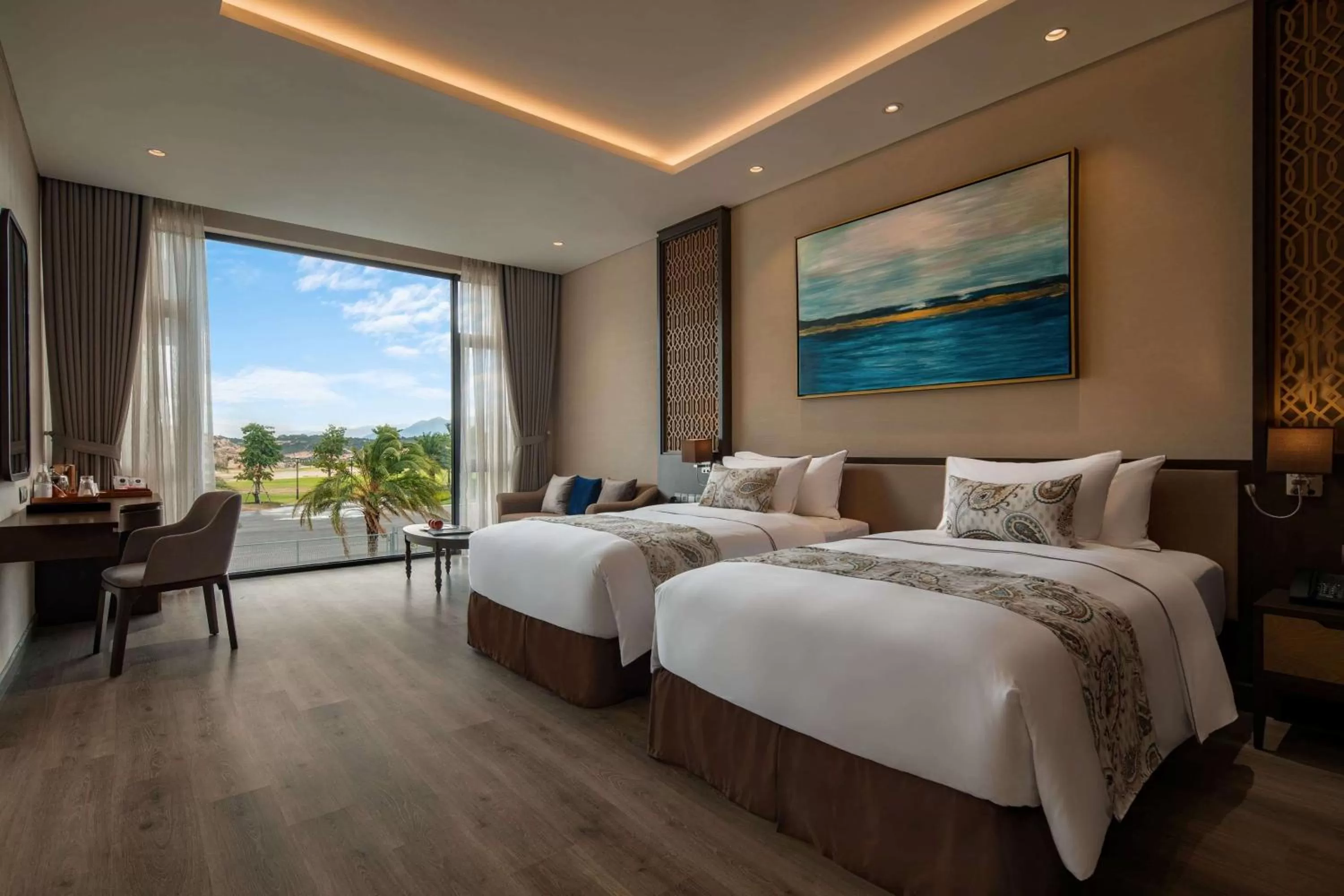Photo of the whole room, Bed in Wyndham Grand KN Paradise Cam Ranh