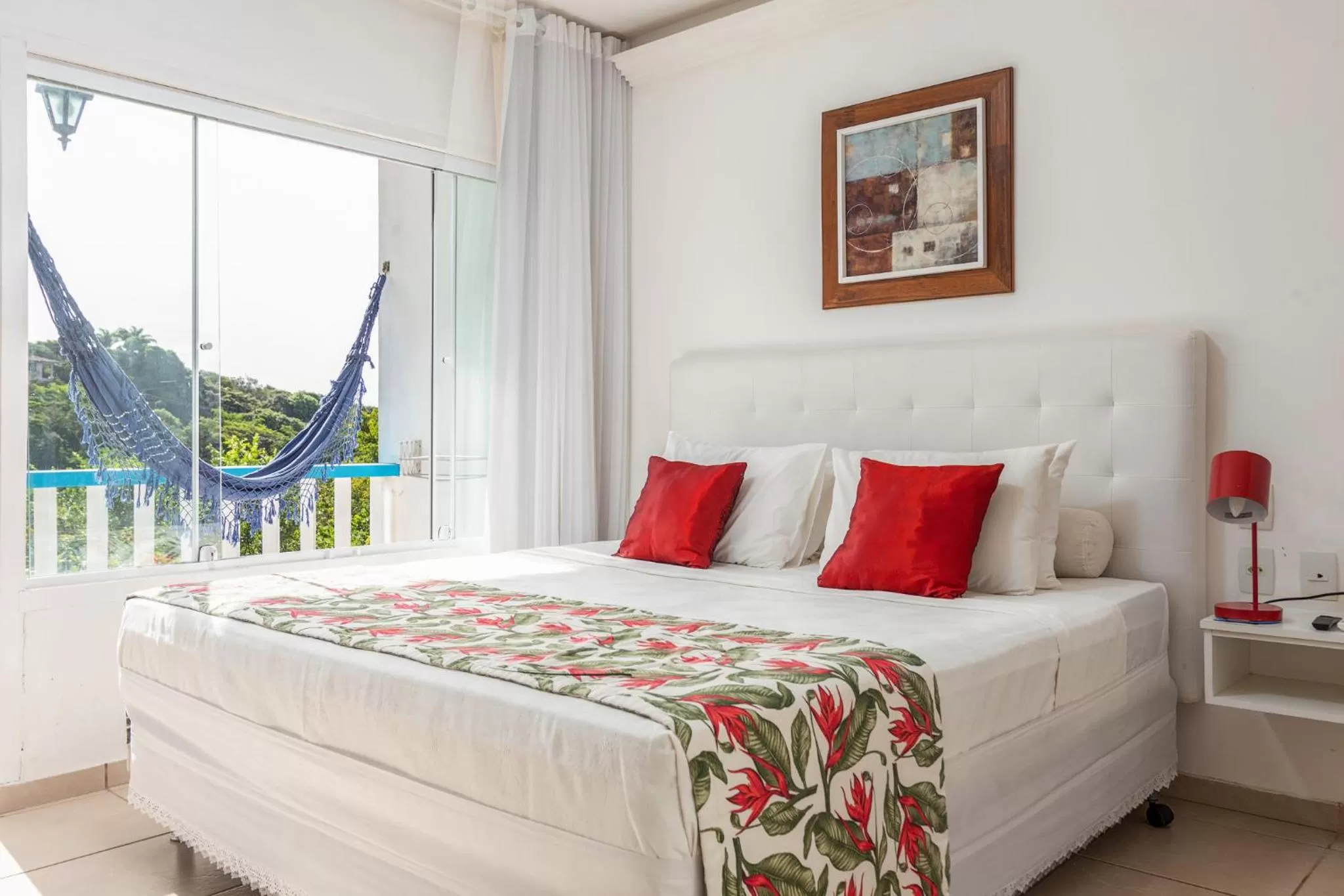 Bed in Hotel Miratlantico Búzios