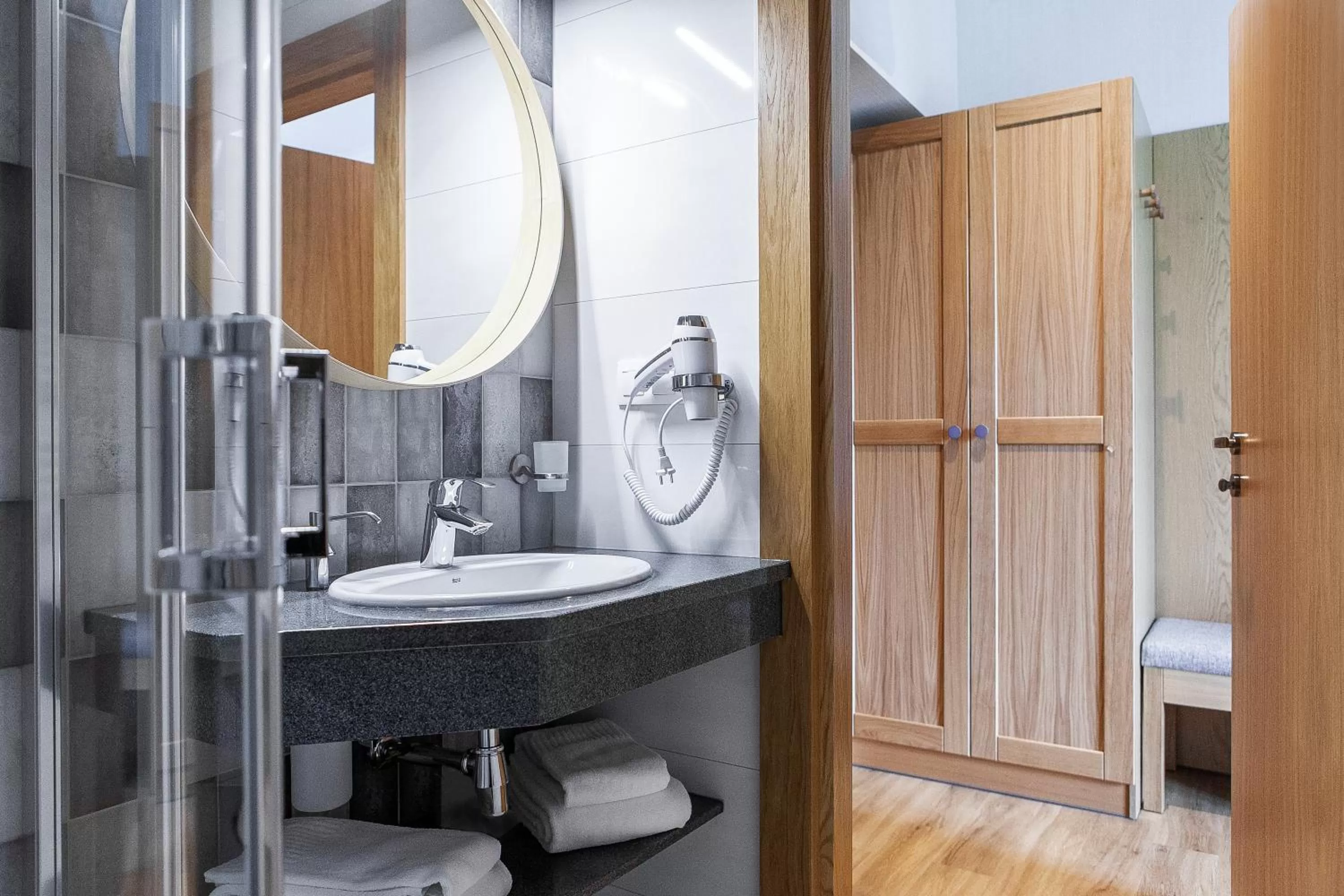 Shower in Leśny Dwór