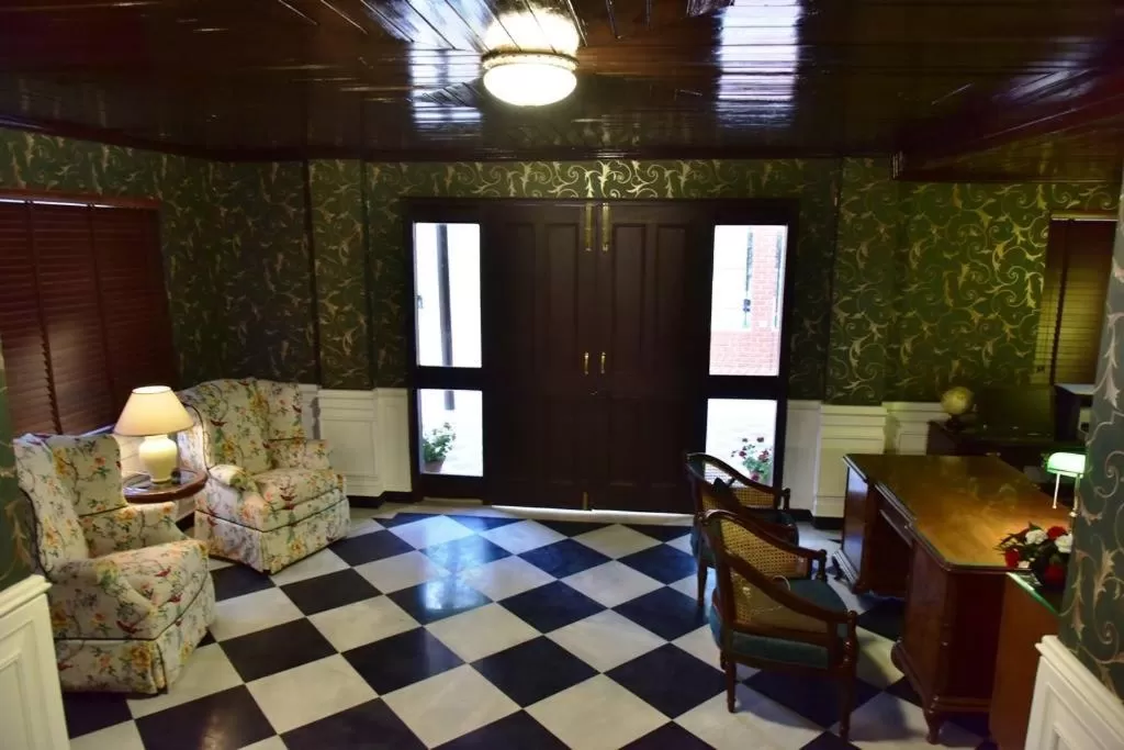 Seating area in The Oaktree House