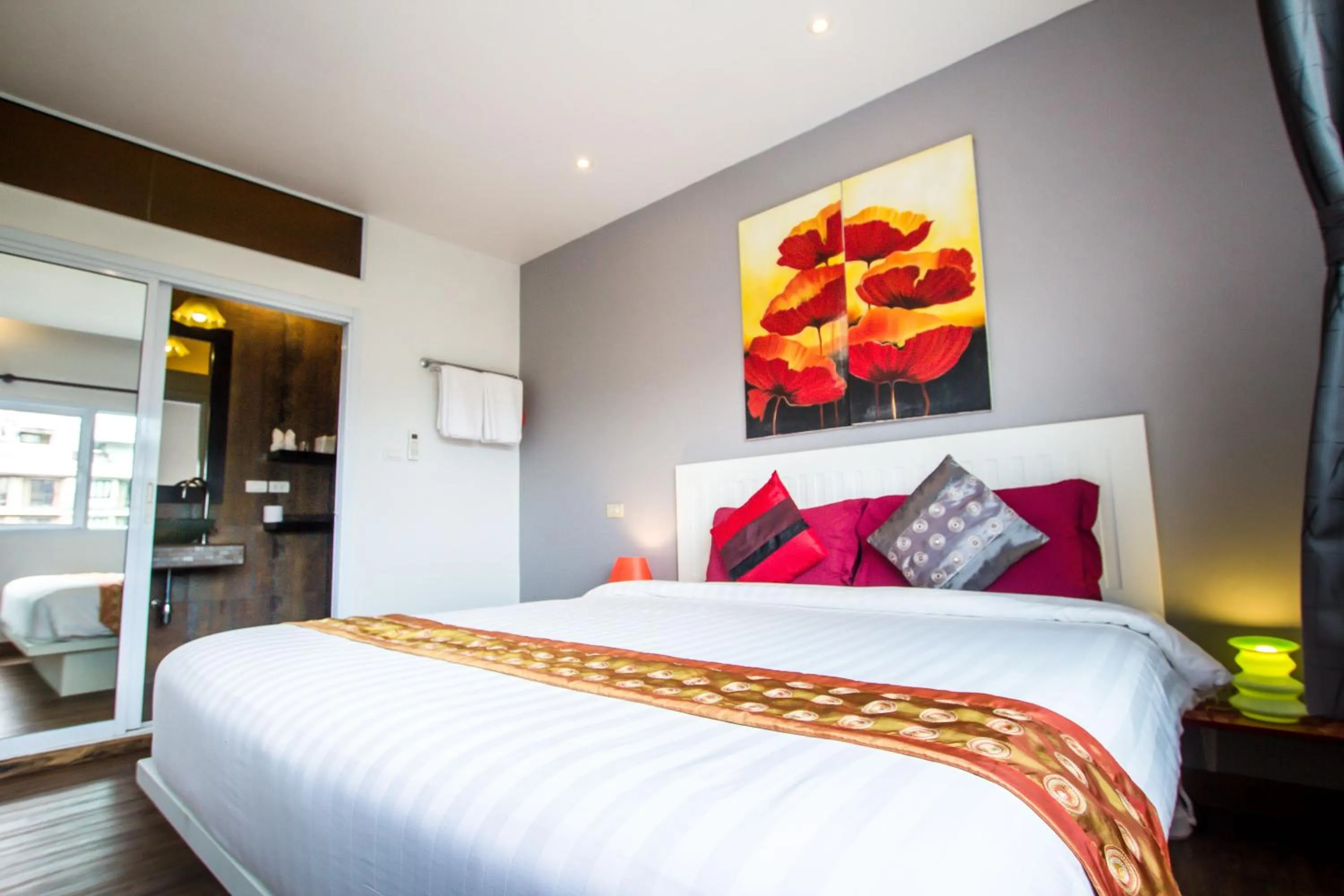 Bed in Queen Boutique Hotel Chaweng