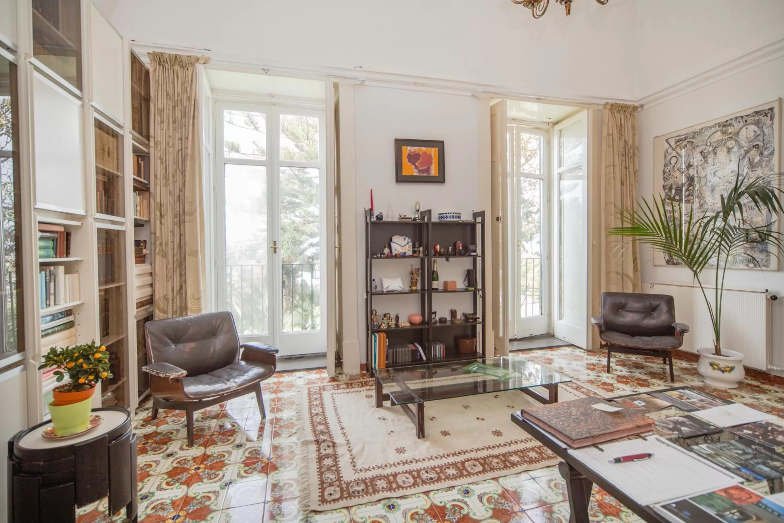 Library in B&B Casina de Goyzueta