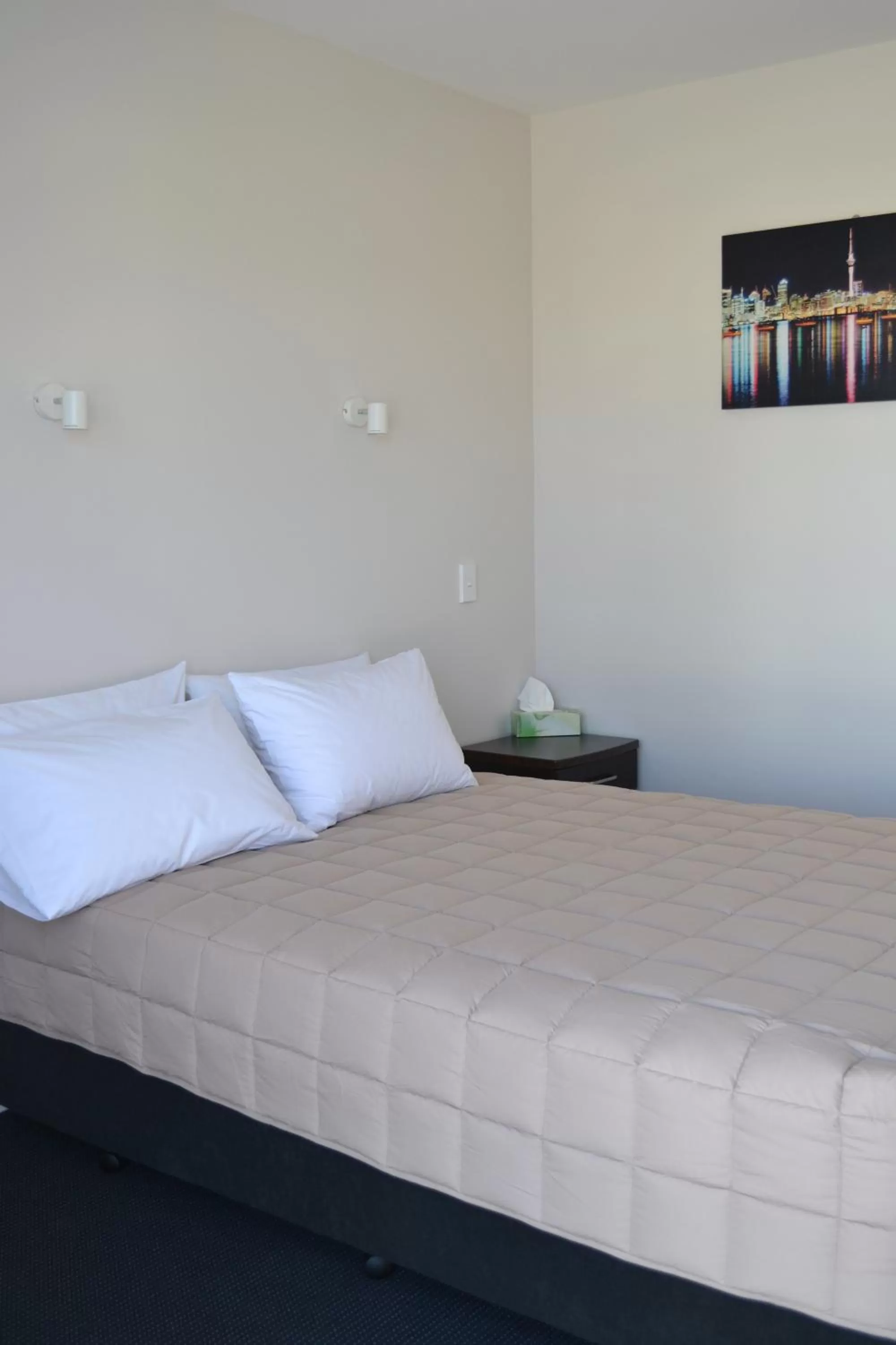 Bed in 319 Addington Motel