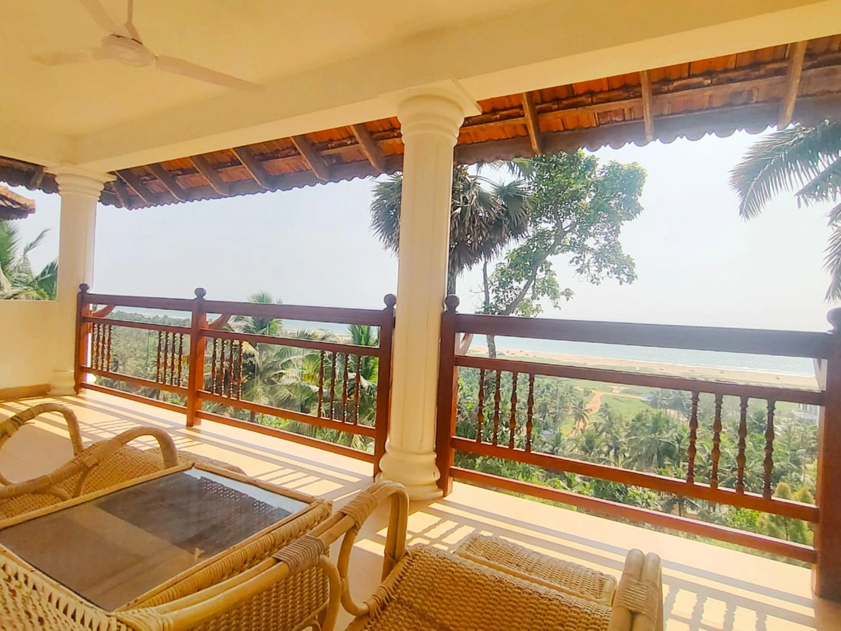 Balcony/Terrace in The Travancore Heritage Beach Resort
