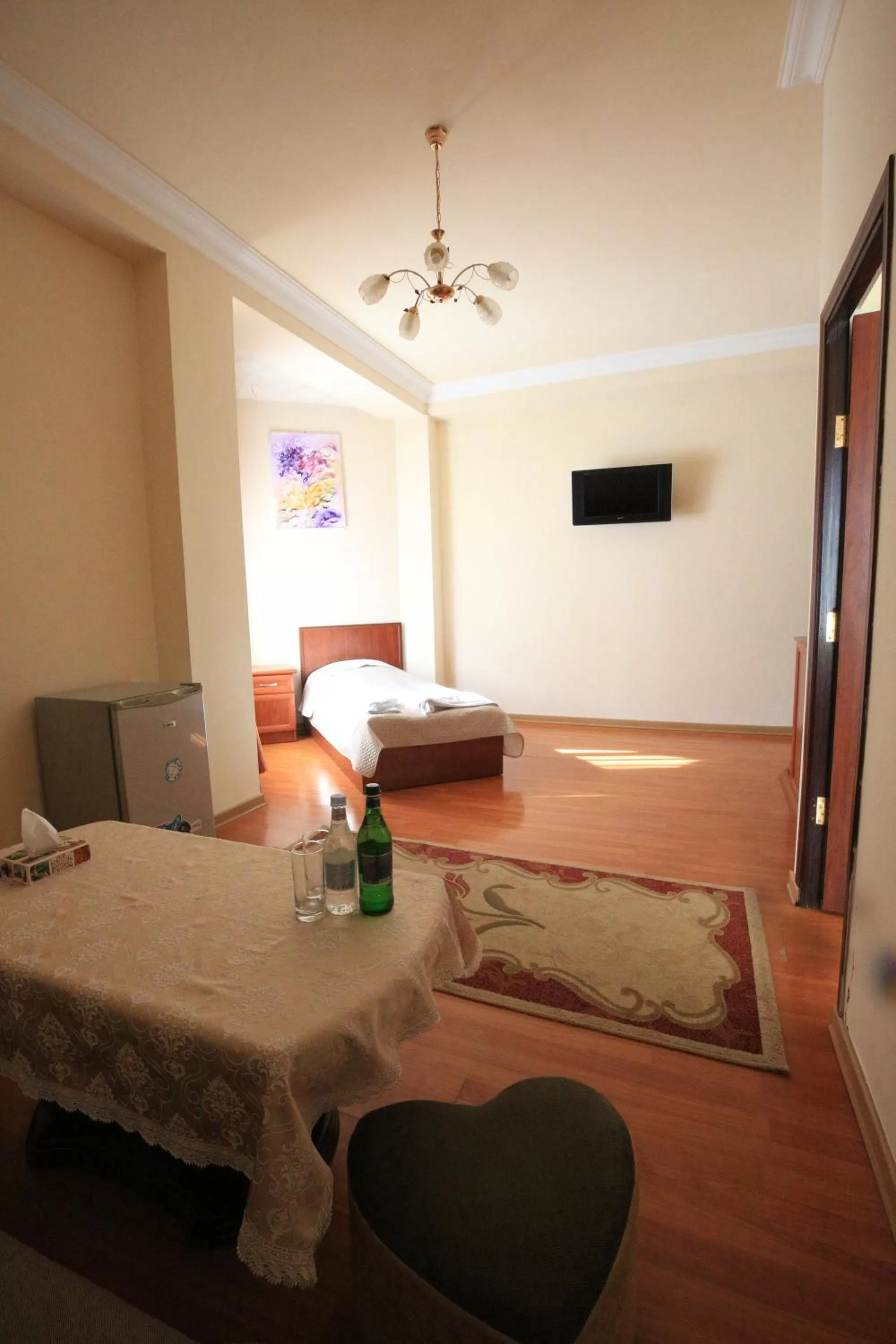 Bed in Jermuk Ani Hotel