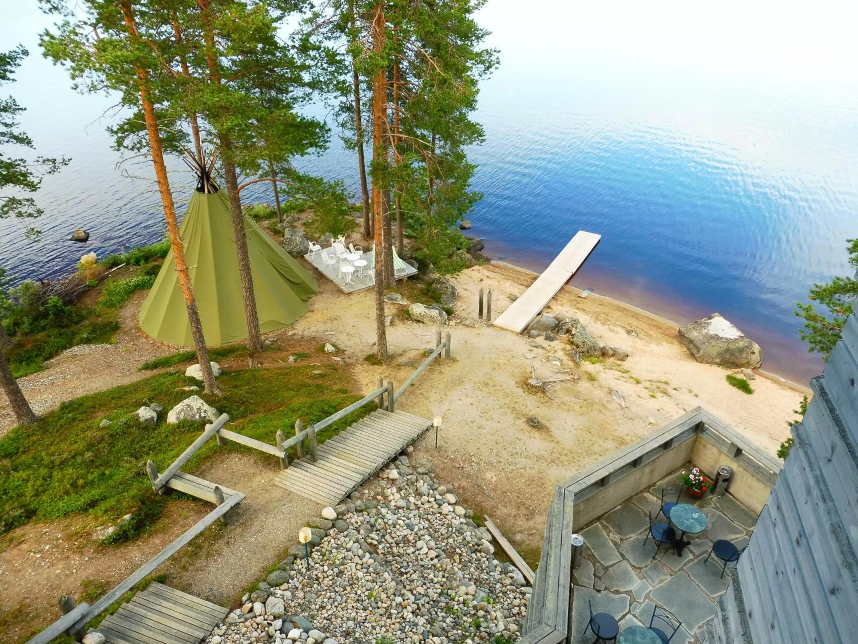 Patio in Hotel Kalevala