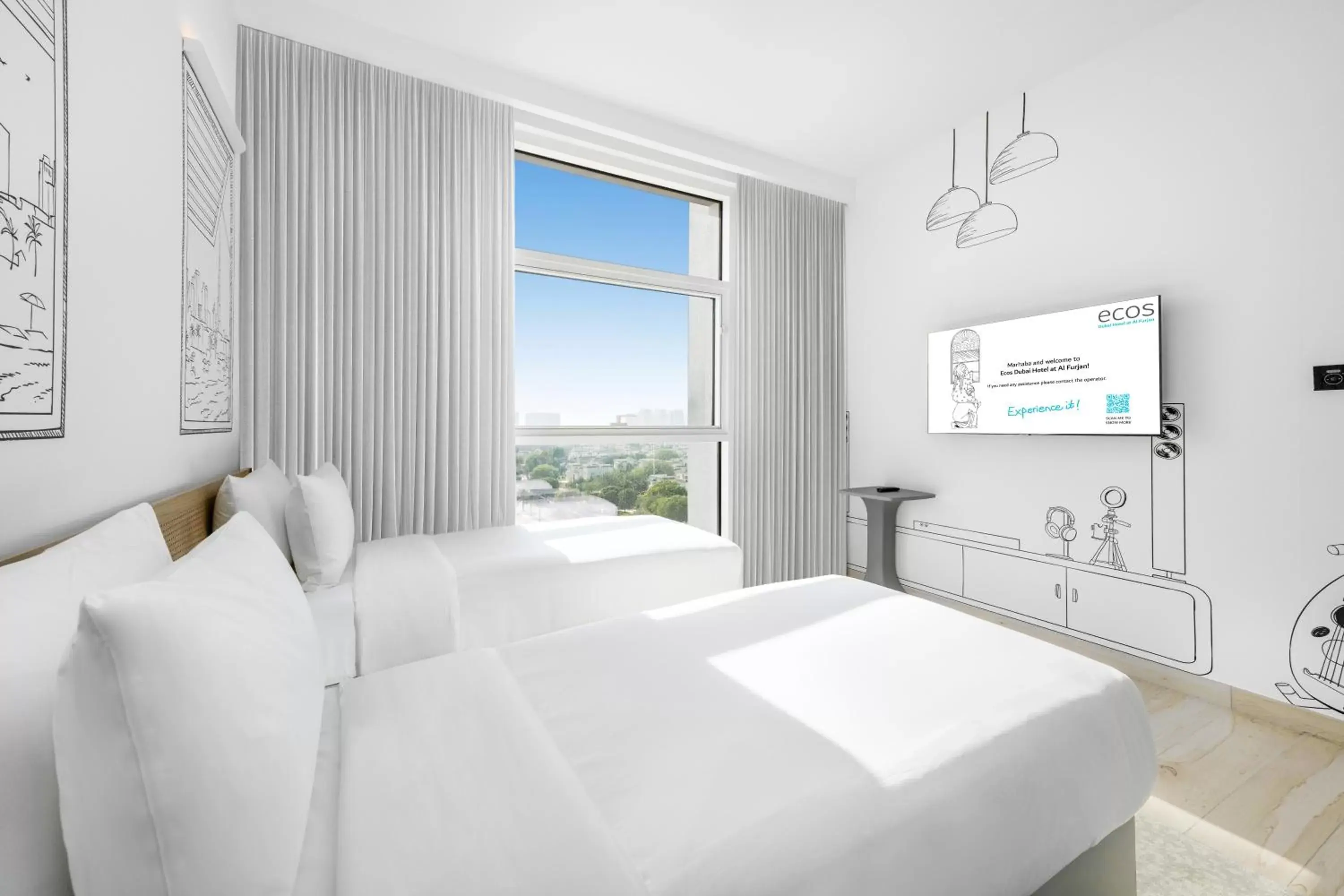 Standard Twin Room in Ecos Dubai Hotel at Al Furjan Standard Twin Room in Ecos Dubai Hotel at Al Furjan