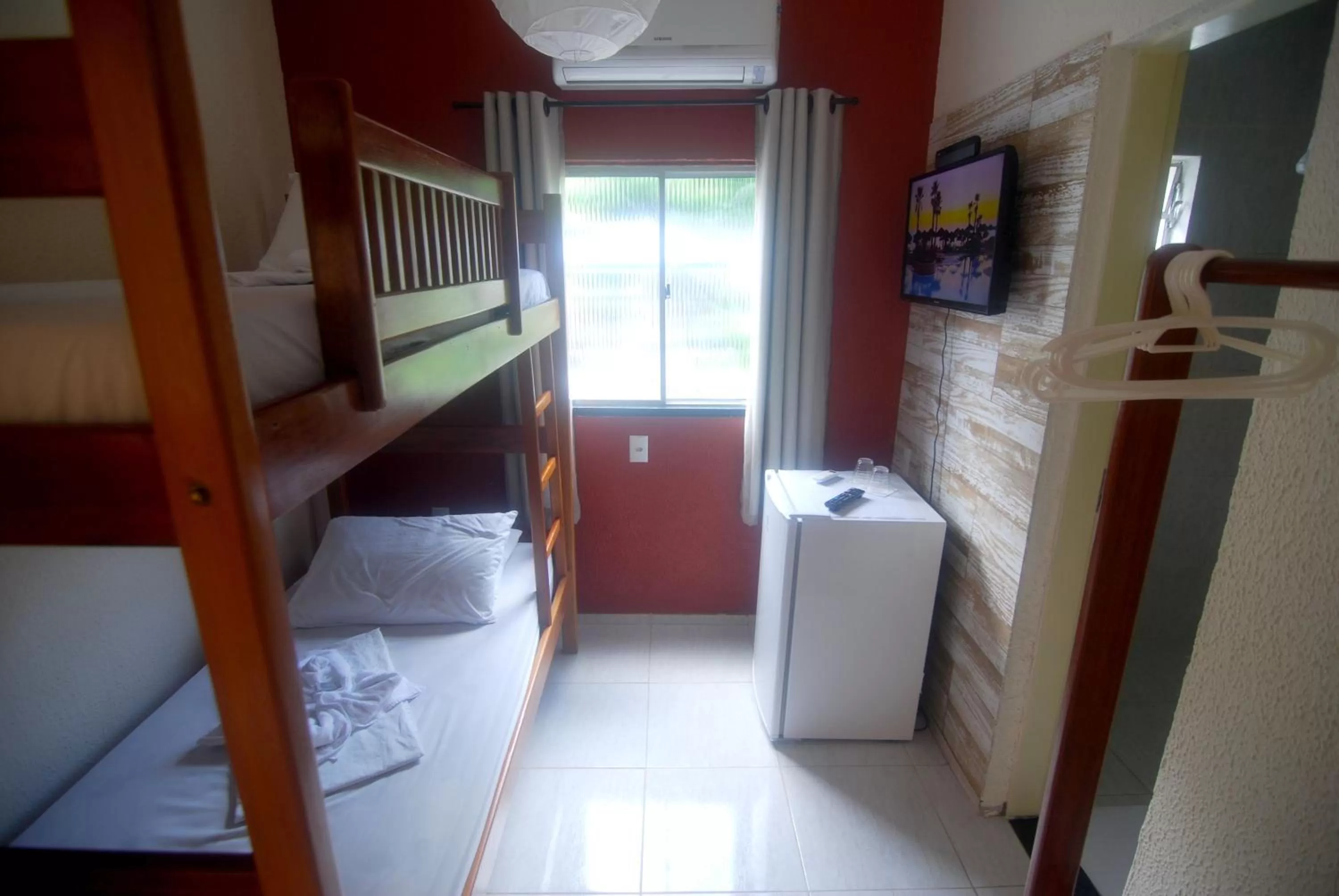 Bed in Refúgio Pousada Fortaleza