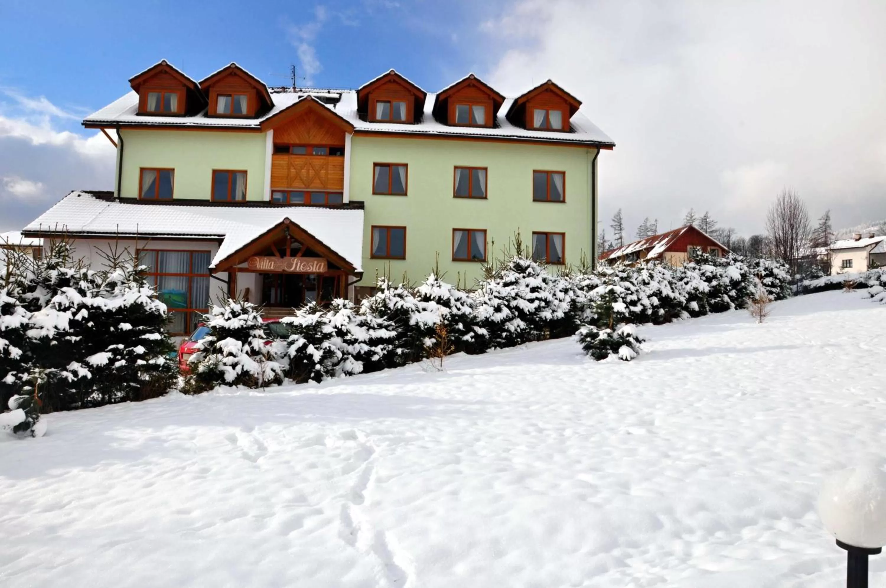 Facade/entrance in Hotel Villa Siesta