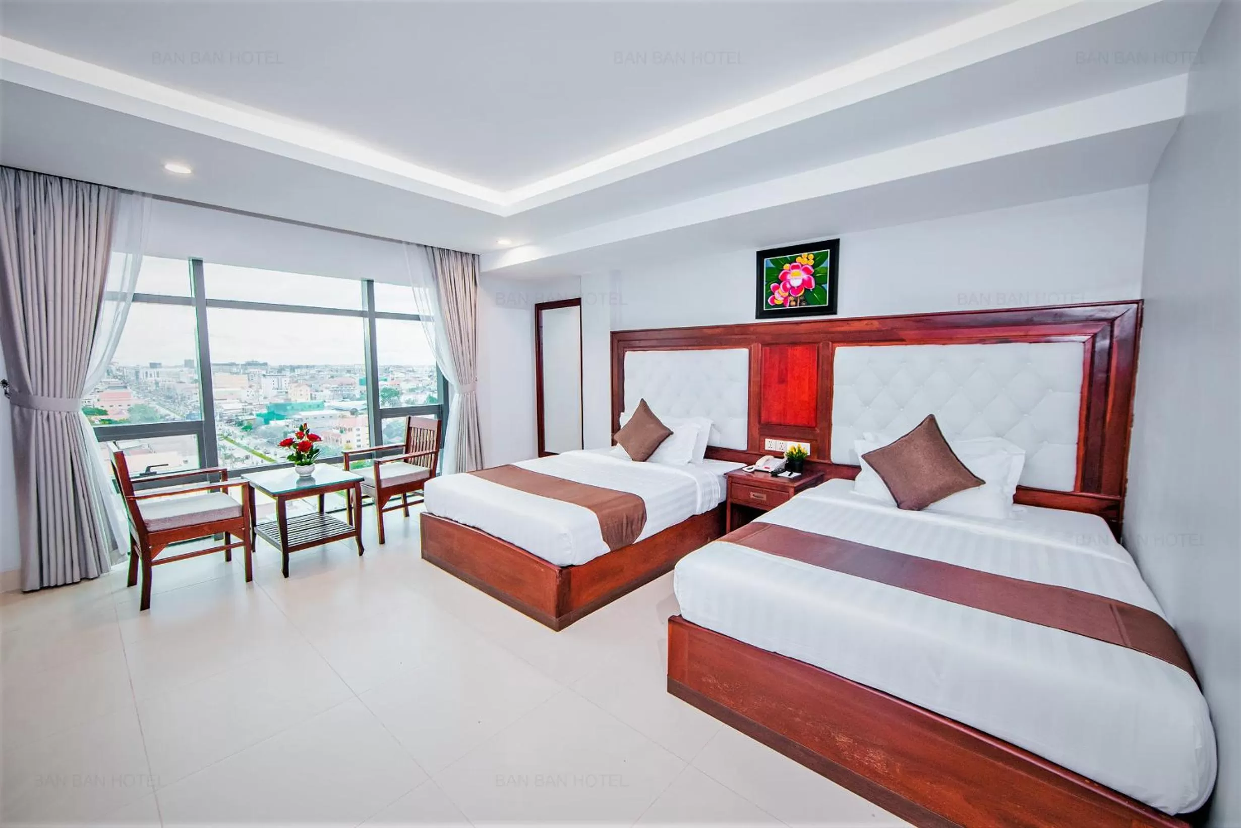 Bedroom, Bed in Ban Ban Hotel