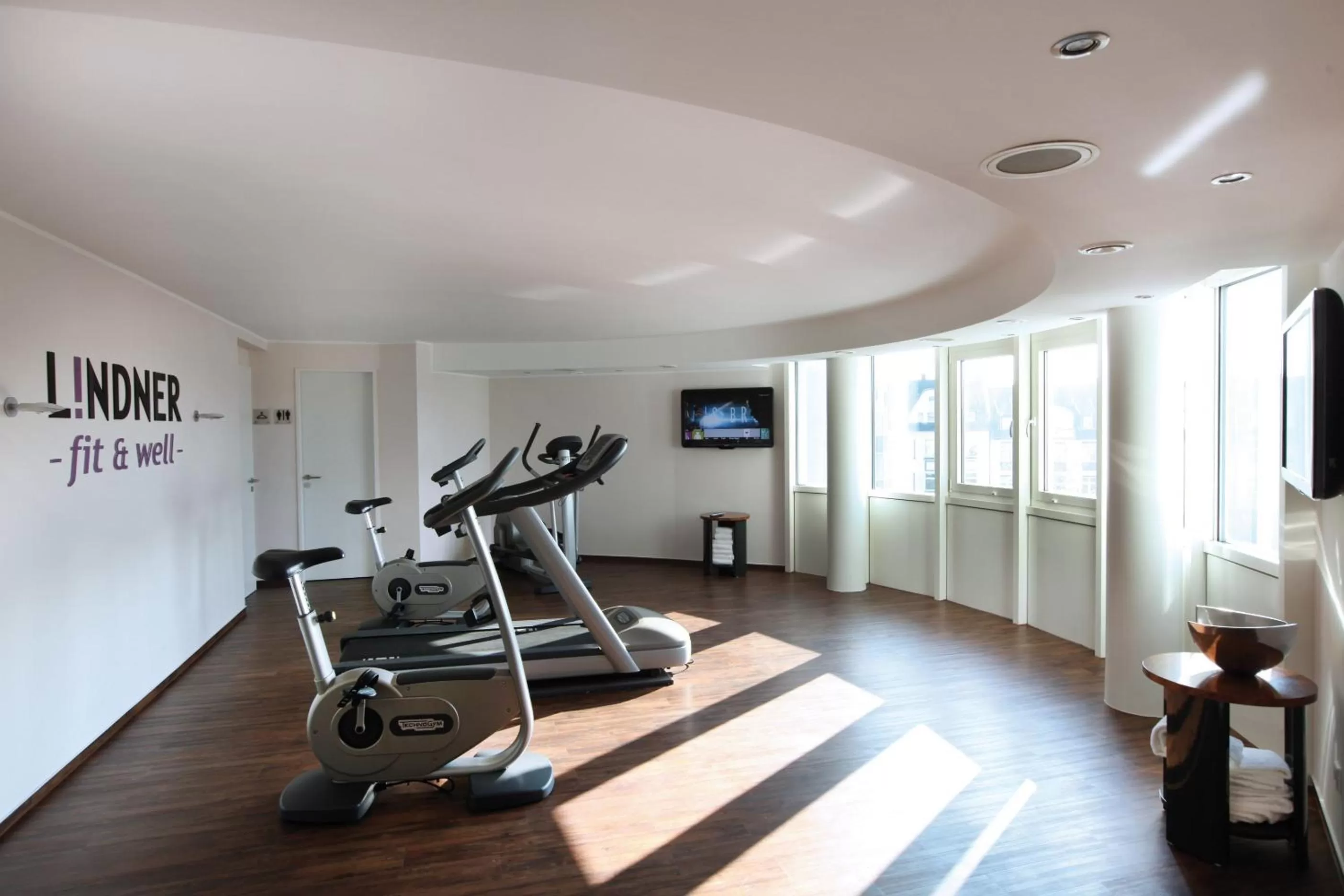 Fitness centre/facilities in Lindner Hotel Dusseldorf Airport, part of JdV by Hyatt