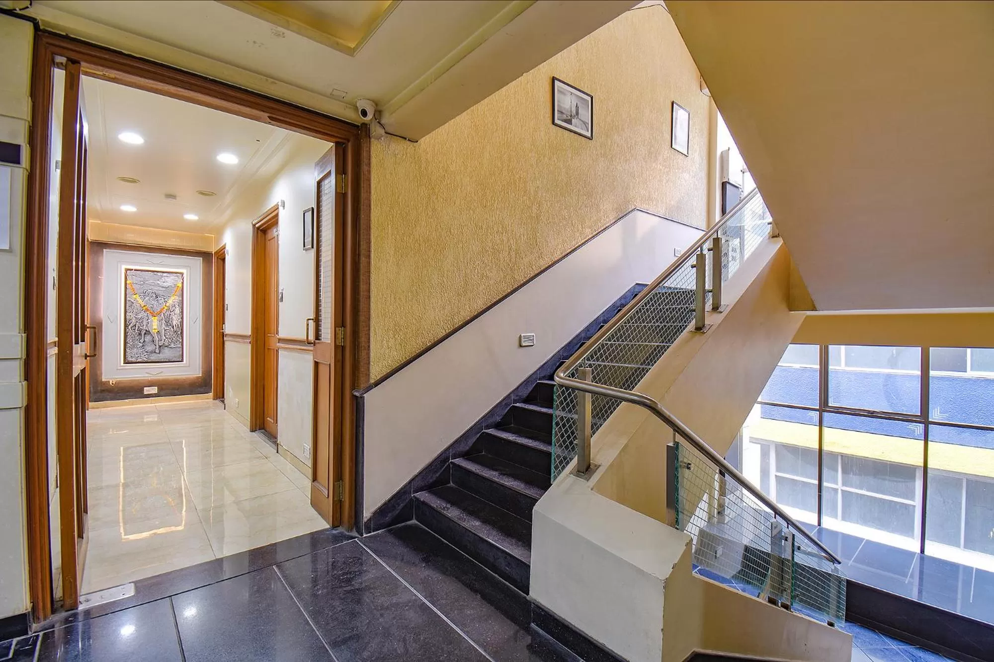 Lobby or reception in FabHotel SR Wakad - Nr Mall of Millenium