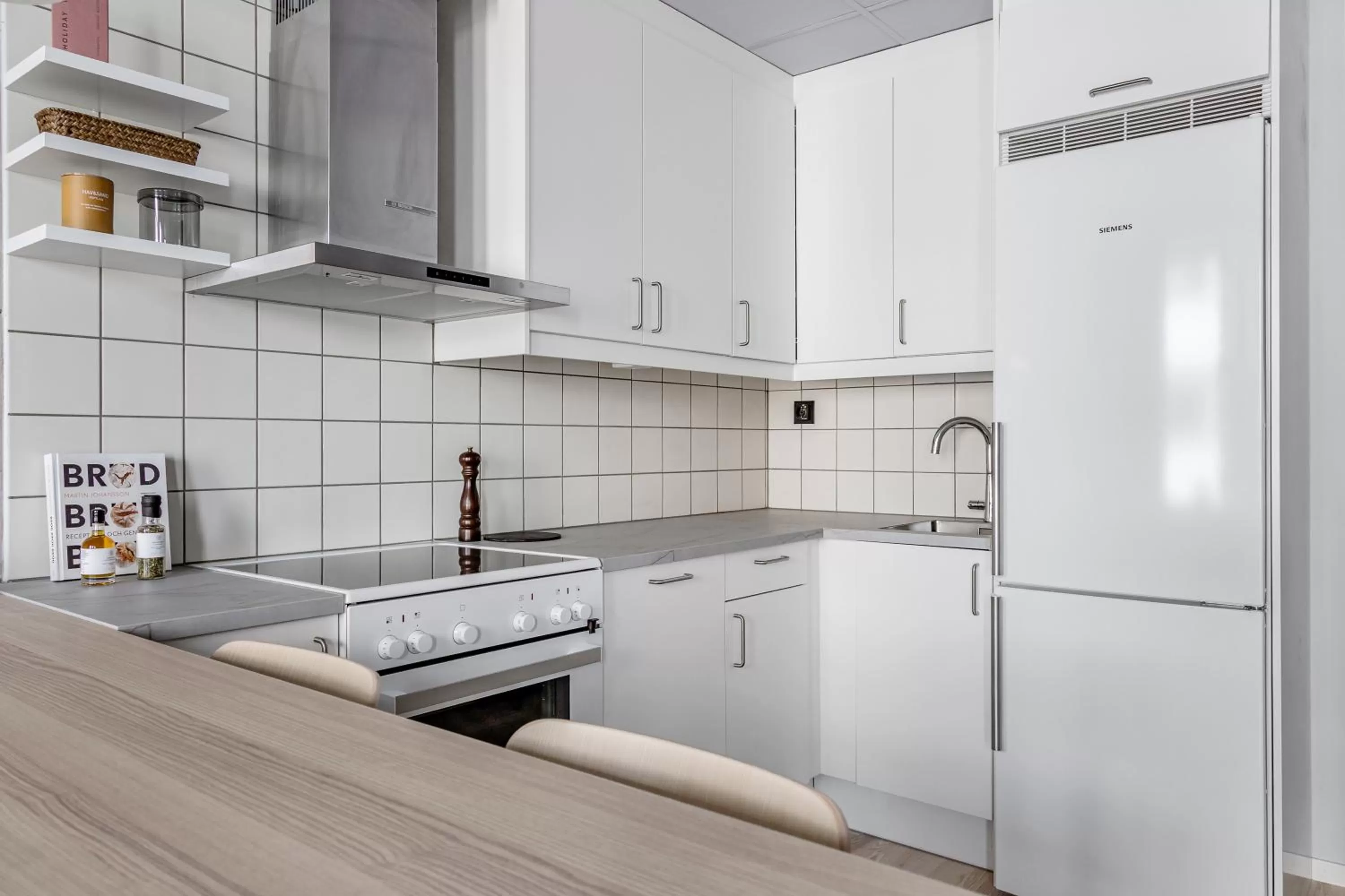 Kitchen or kitchenette in Comfort Hotel Solna Arenastaden