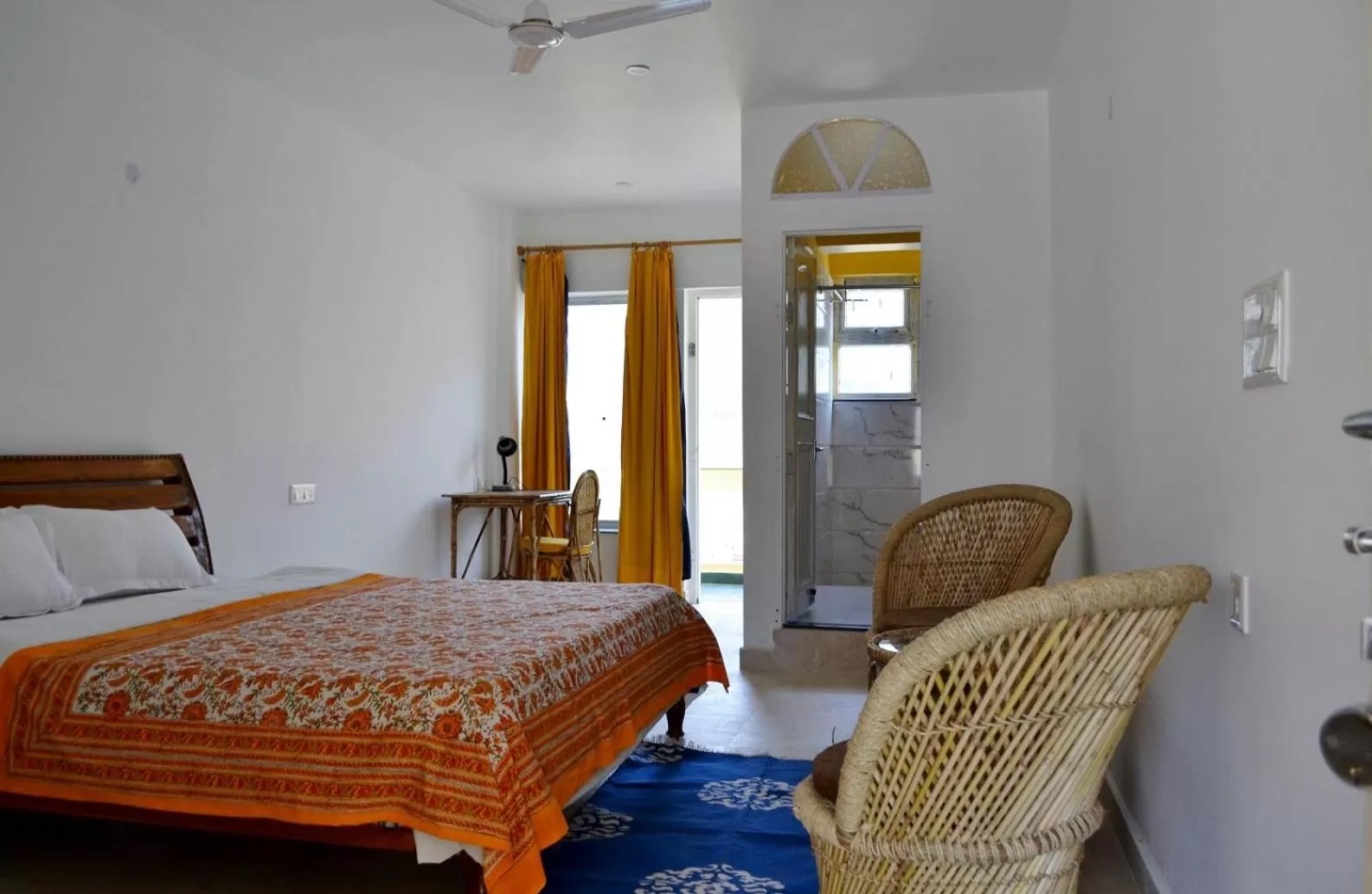 Photo of the whole room in Seventh Heaven Inn Rishikesh