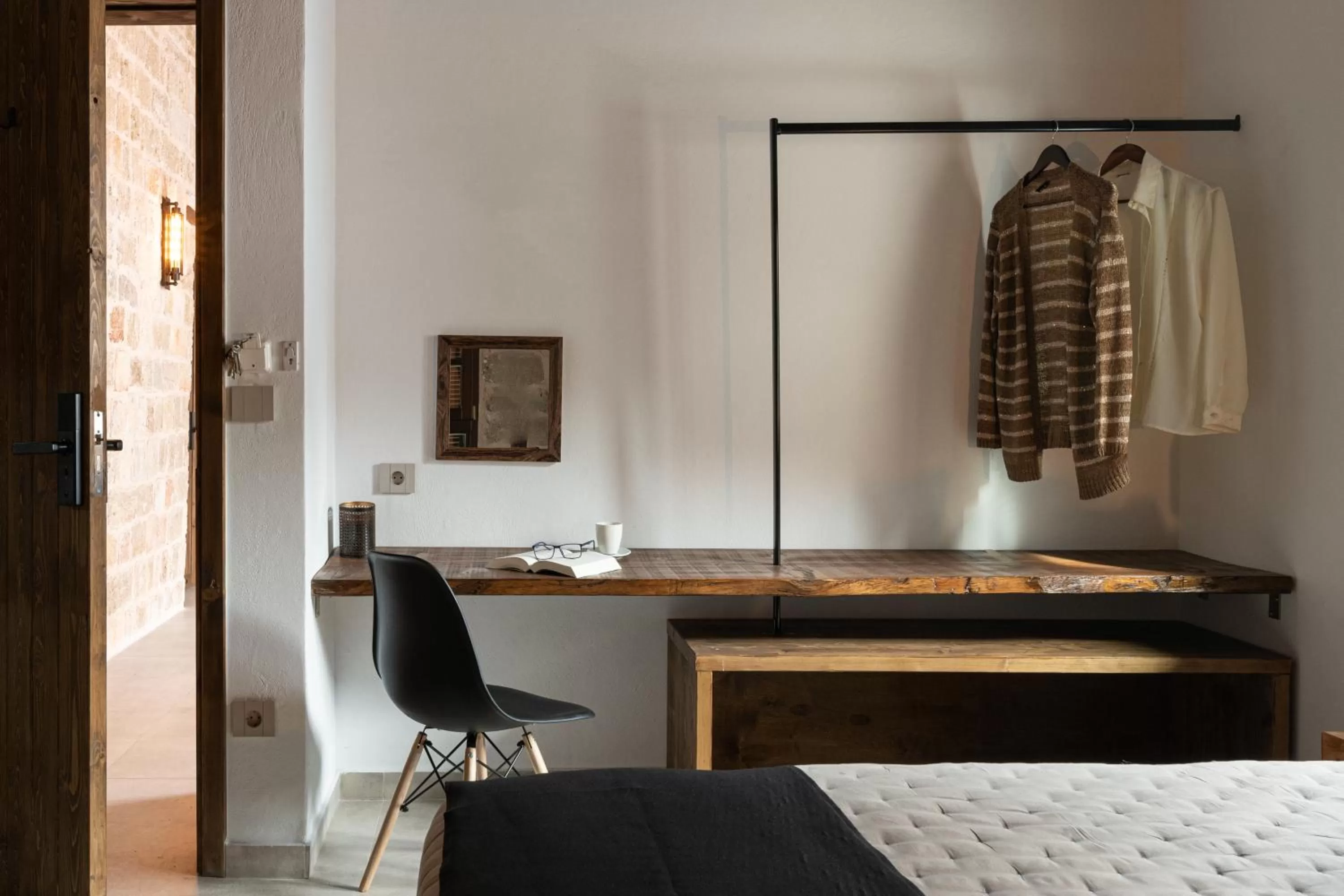 Seating area in Ancient Knights Luxury Suites