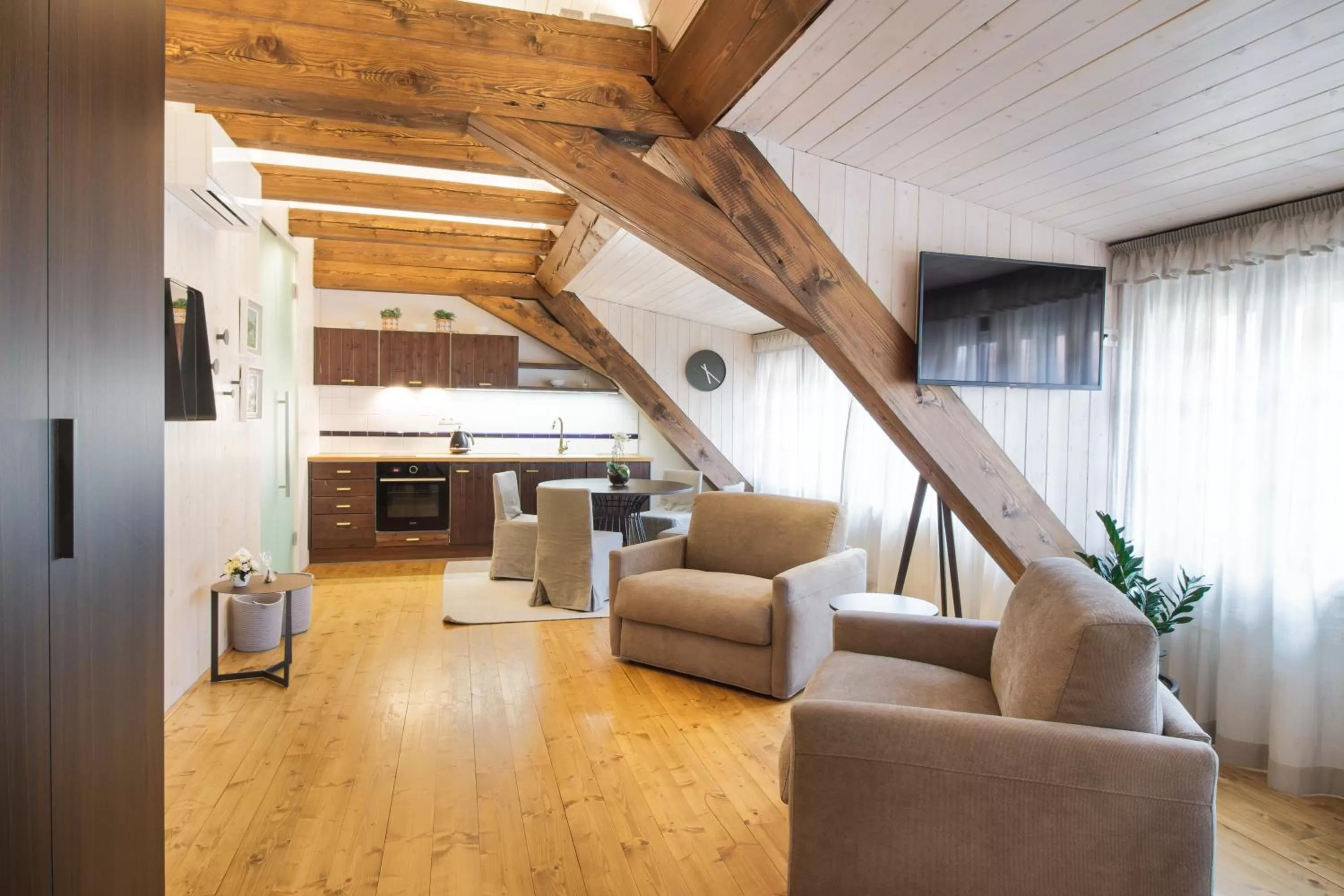 Living room, Seating Area in Apartmány Šupina