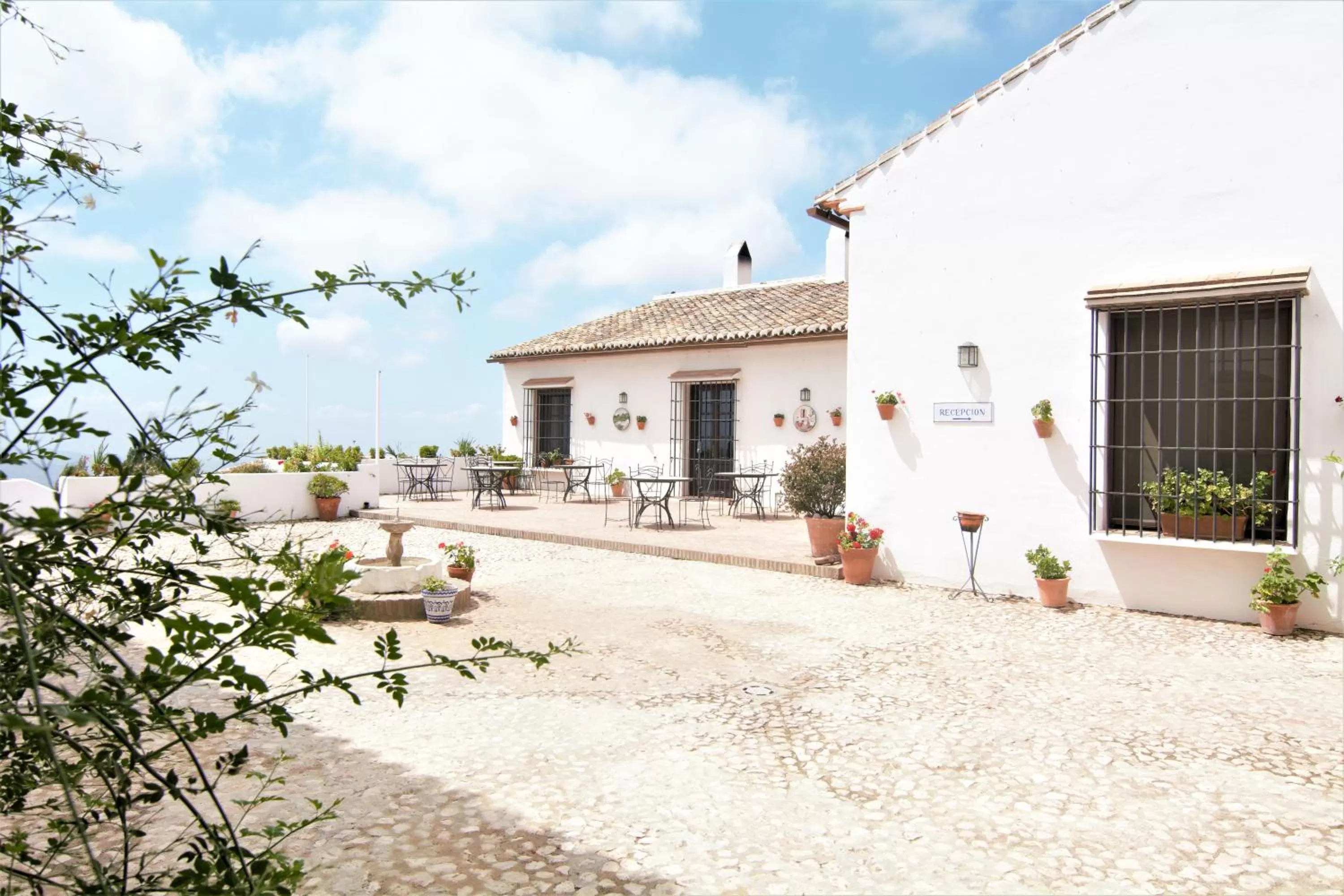 Patio in Hotel Fuente del Sol