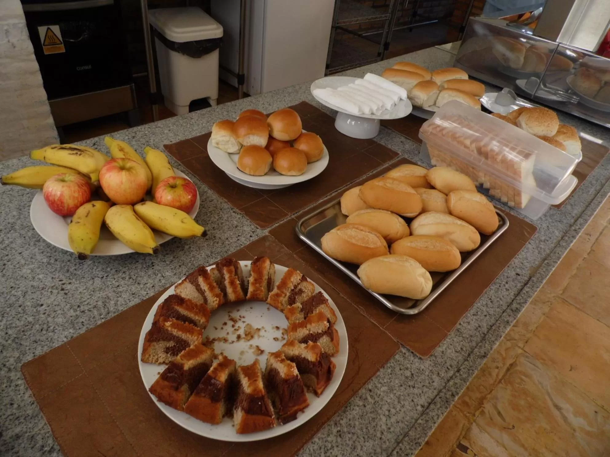 Buffet breakfast, Food in Hotel Praia do Futuro