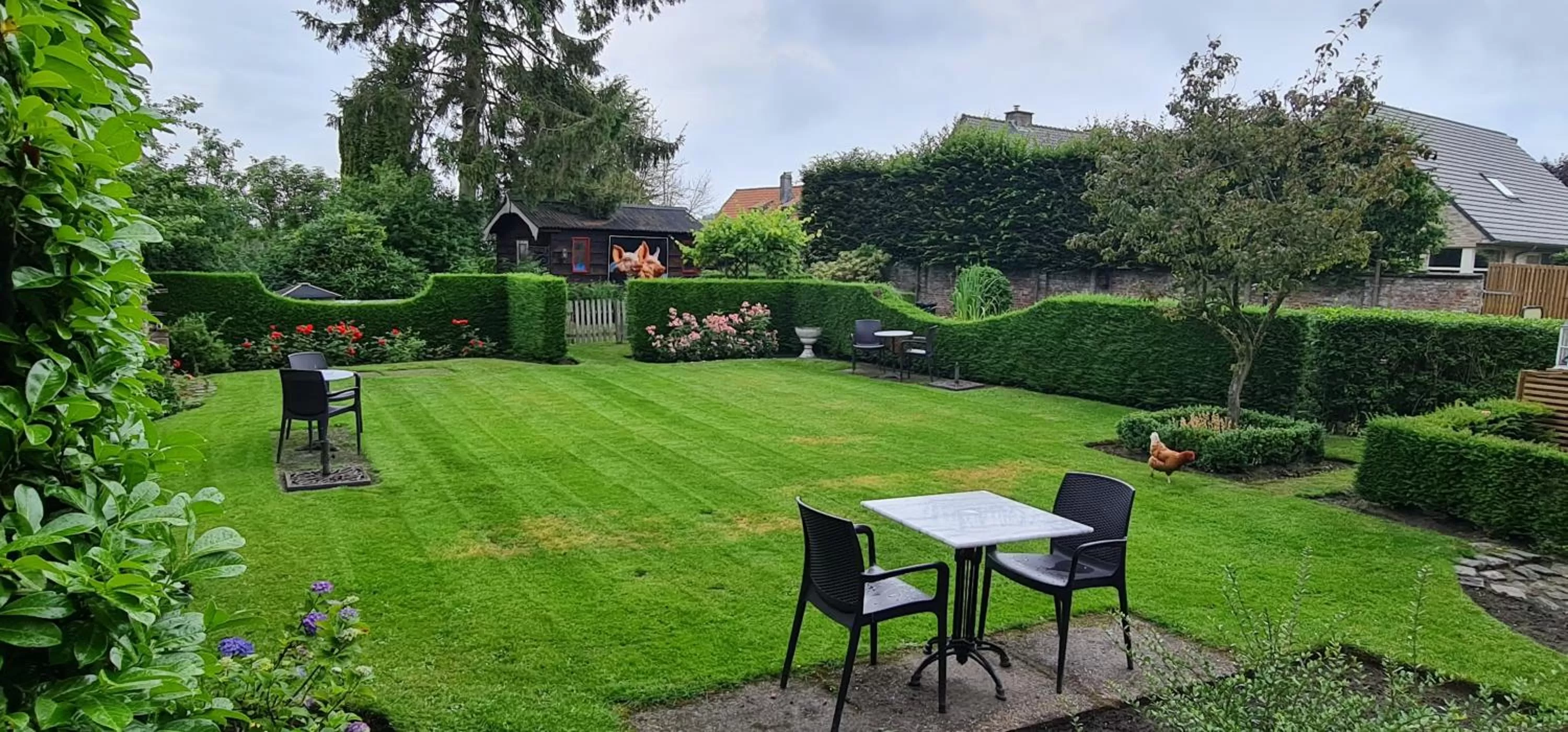 Garden in Hotel Vredehof