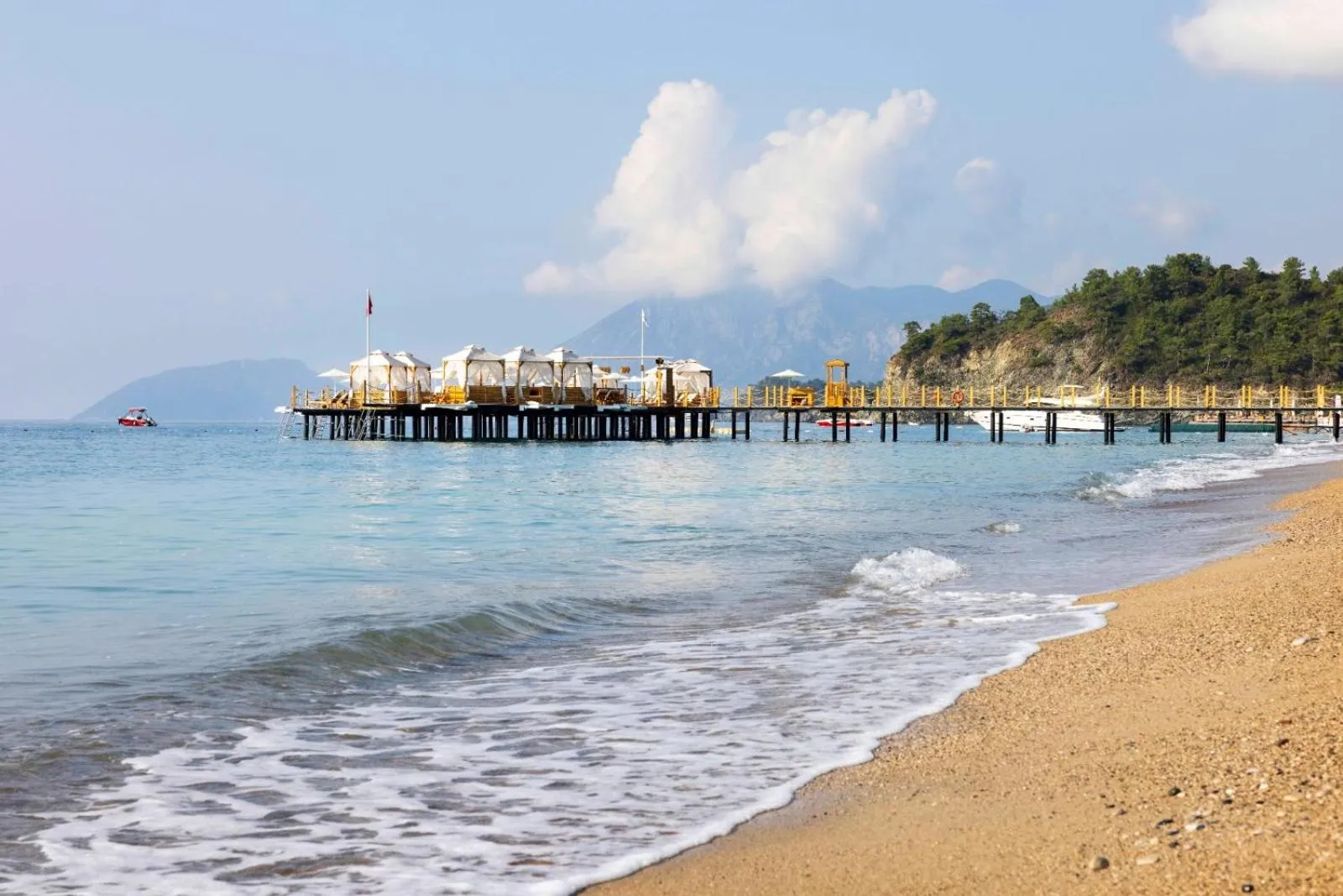 Beach in Mövenpick Resort Antalya Tekirova - Ultra All Inclusive