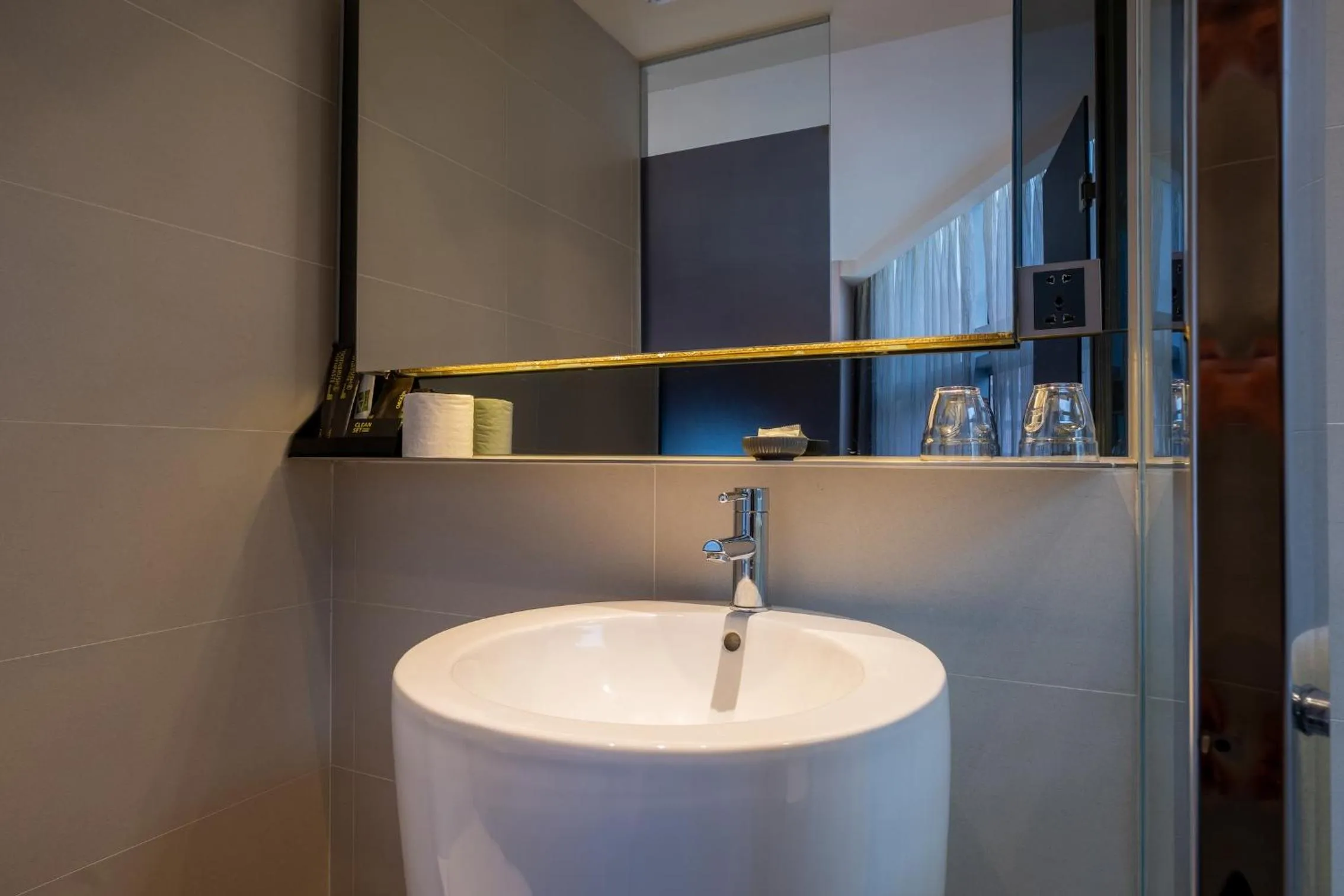 Bathroom in CHECK inn Taipei Xinyi