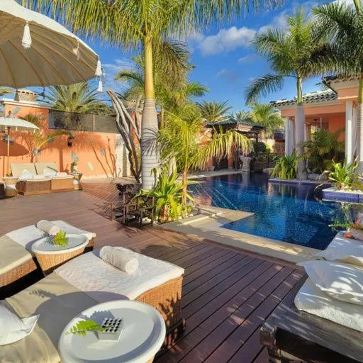 Swimming pool in Royal Garden Villas, Luxury Hotel