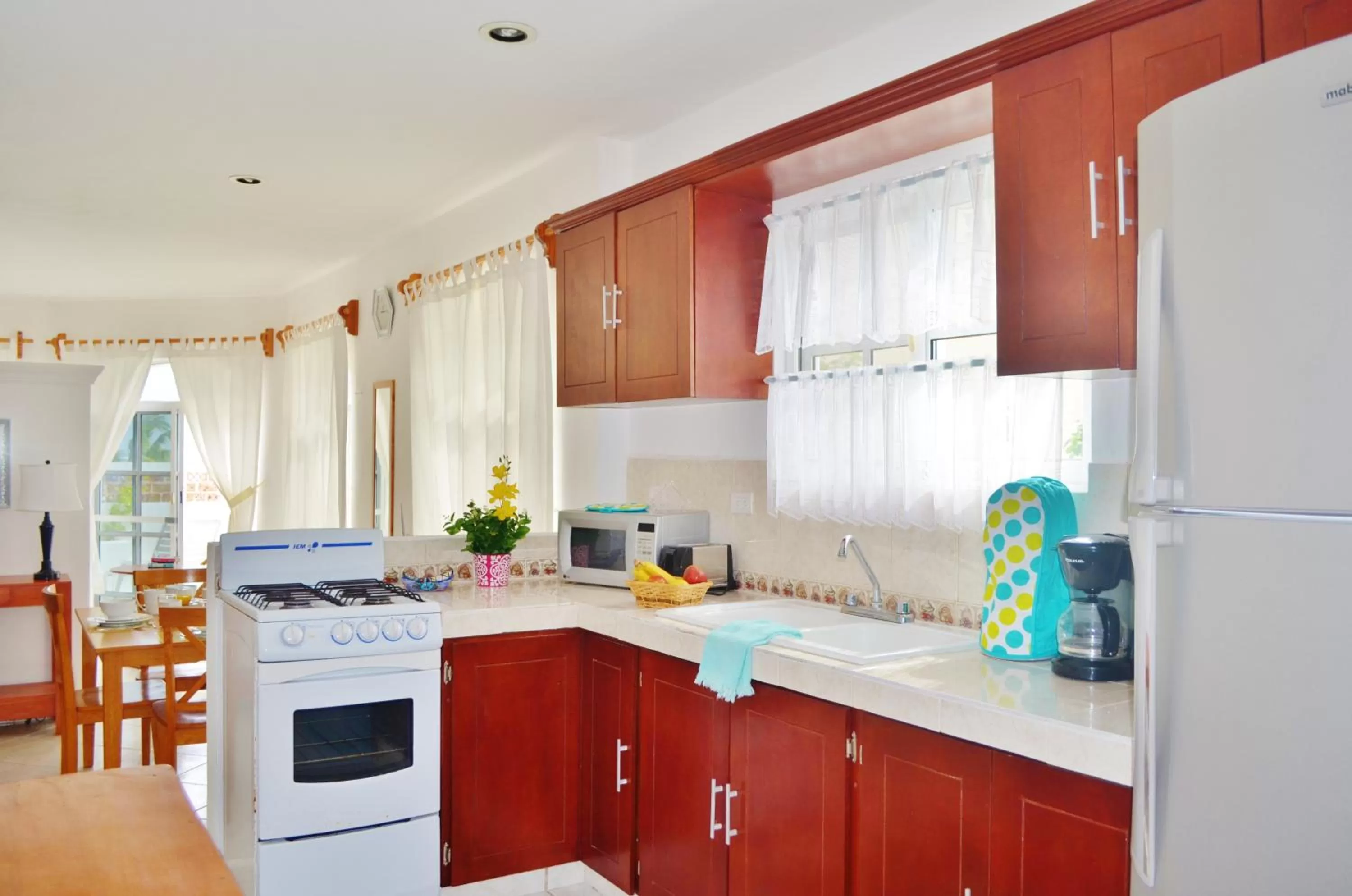 Kitchen or kitchenette in Corales Suites