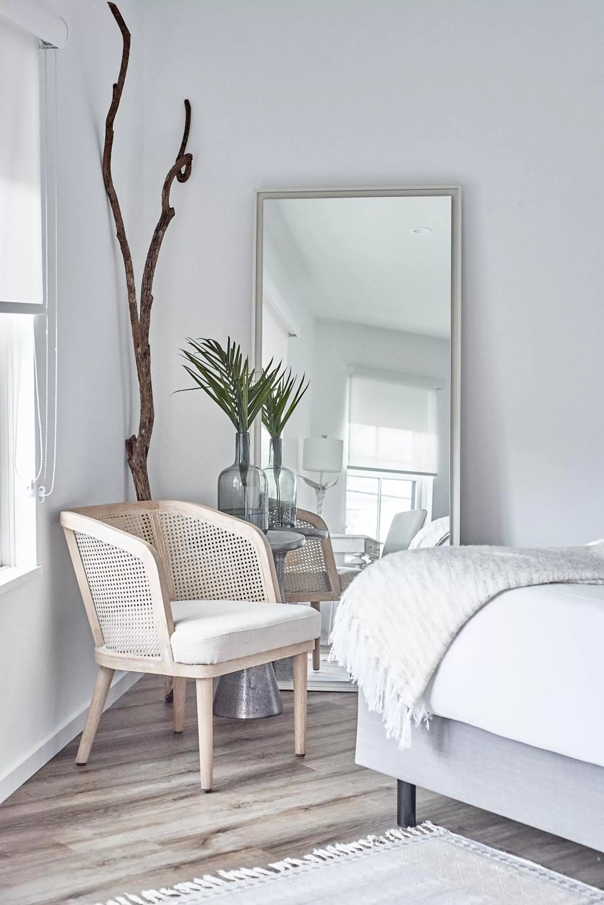 Bed in The Menhaden Hotel