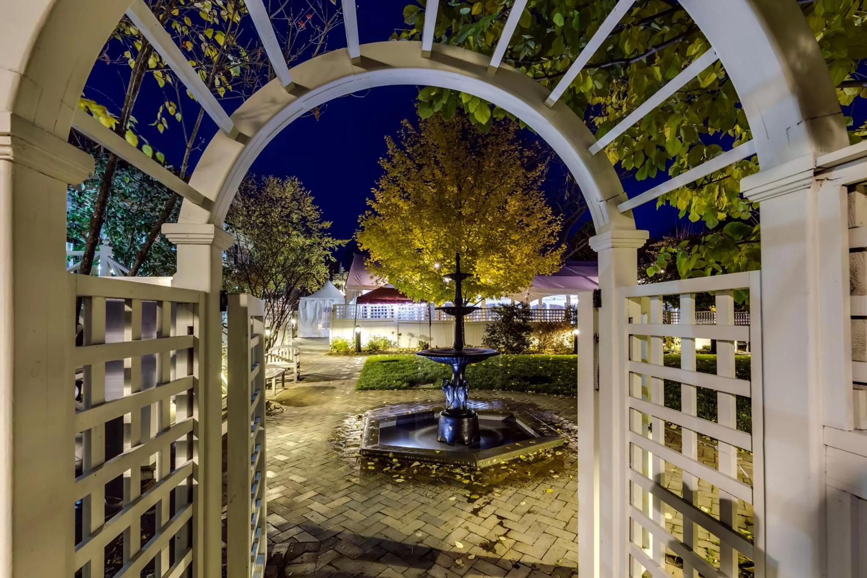 Garden in Hotel Fauchere