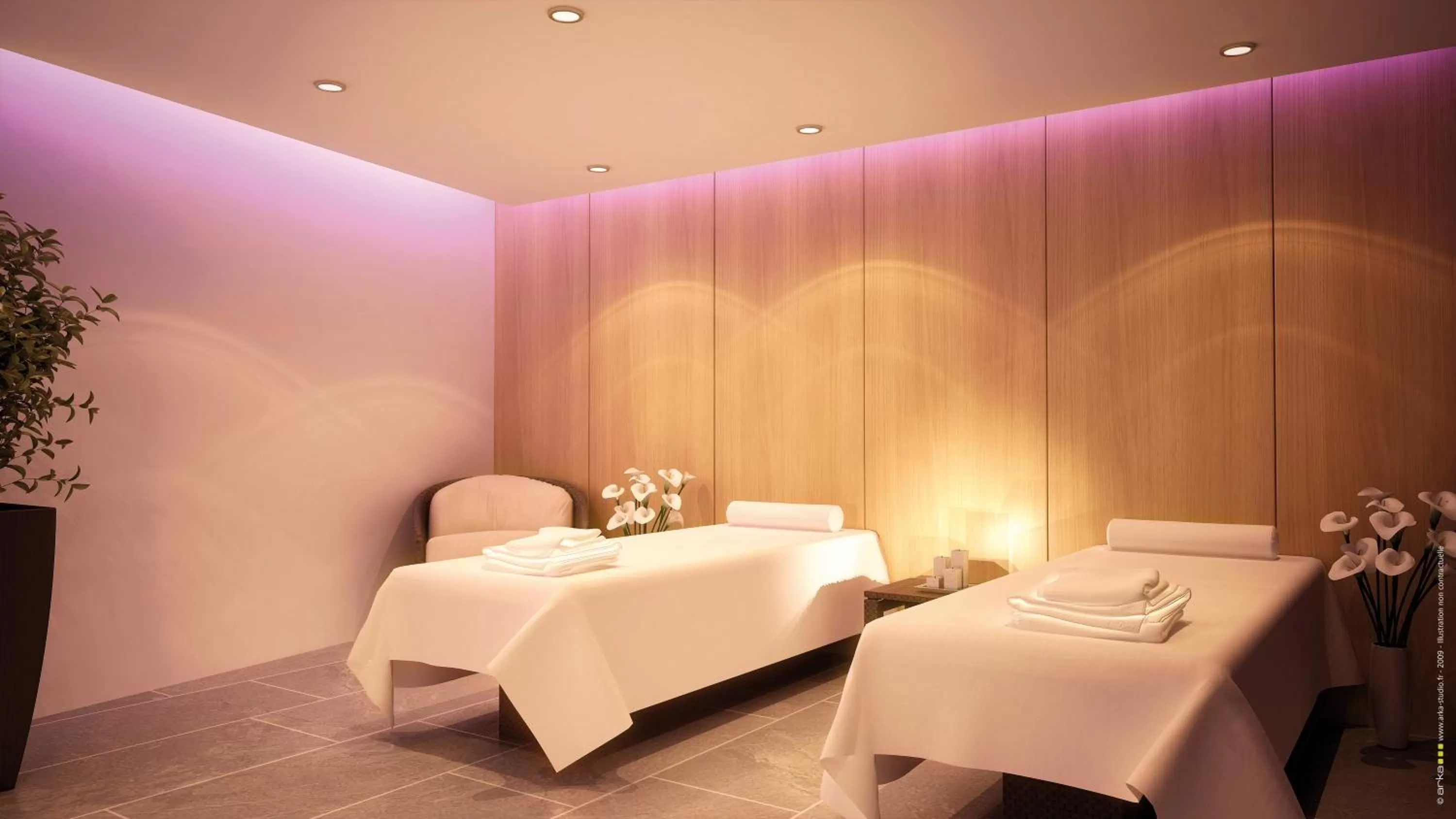 Spa and wellness centre/facilities, Bed in Lagrange Vacances Les Patios Eugénie