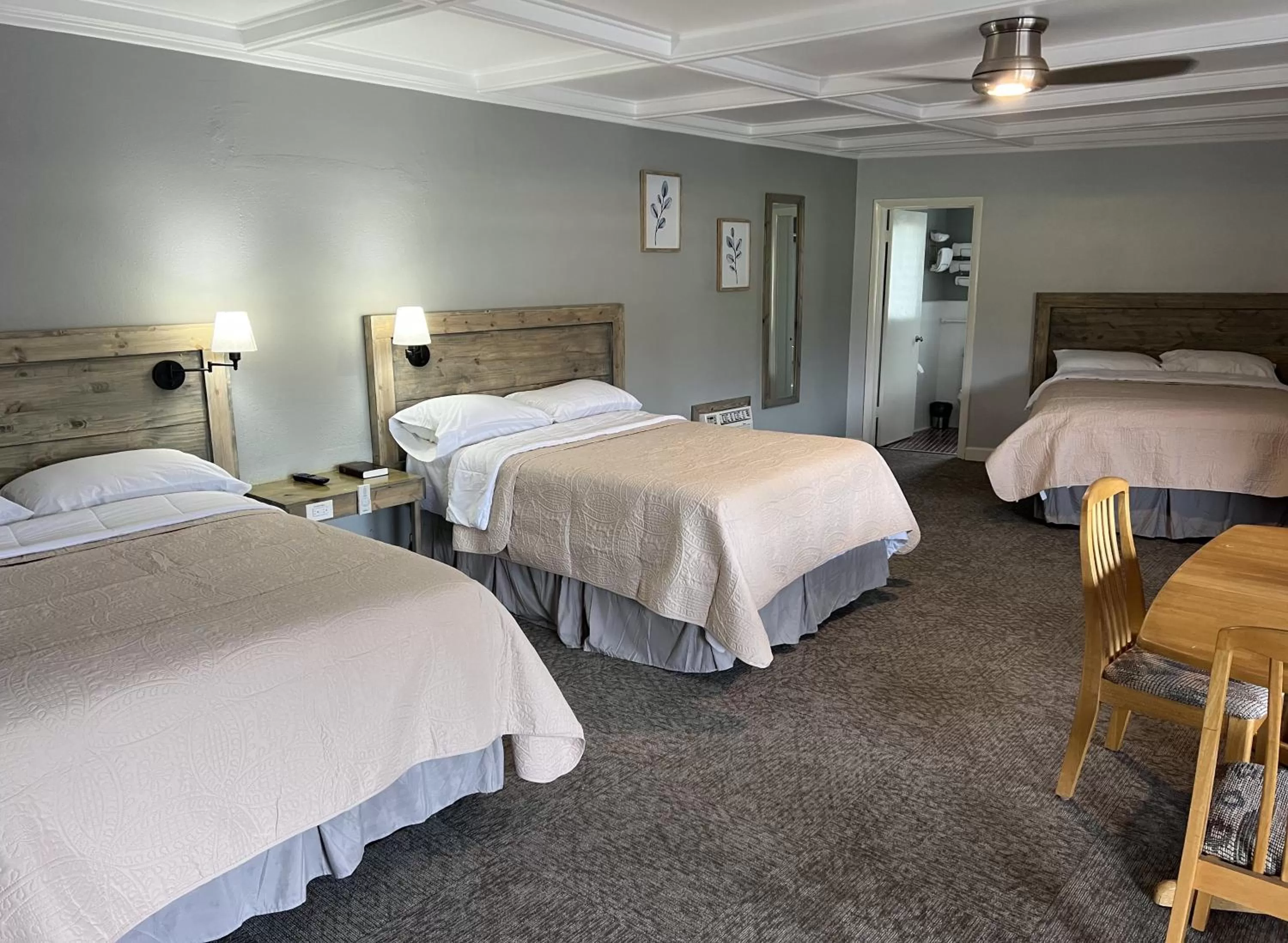 Bed in BlueGem Motel