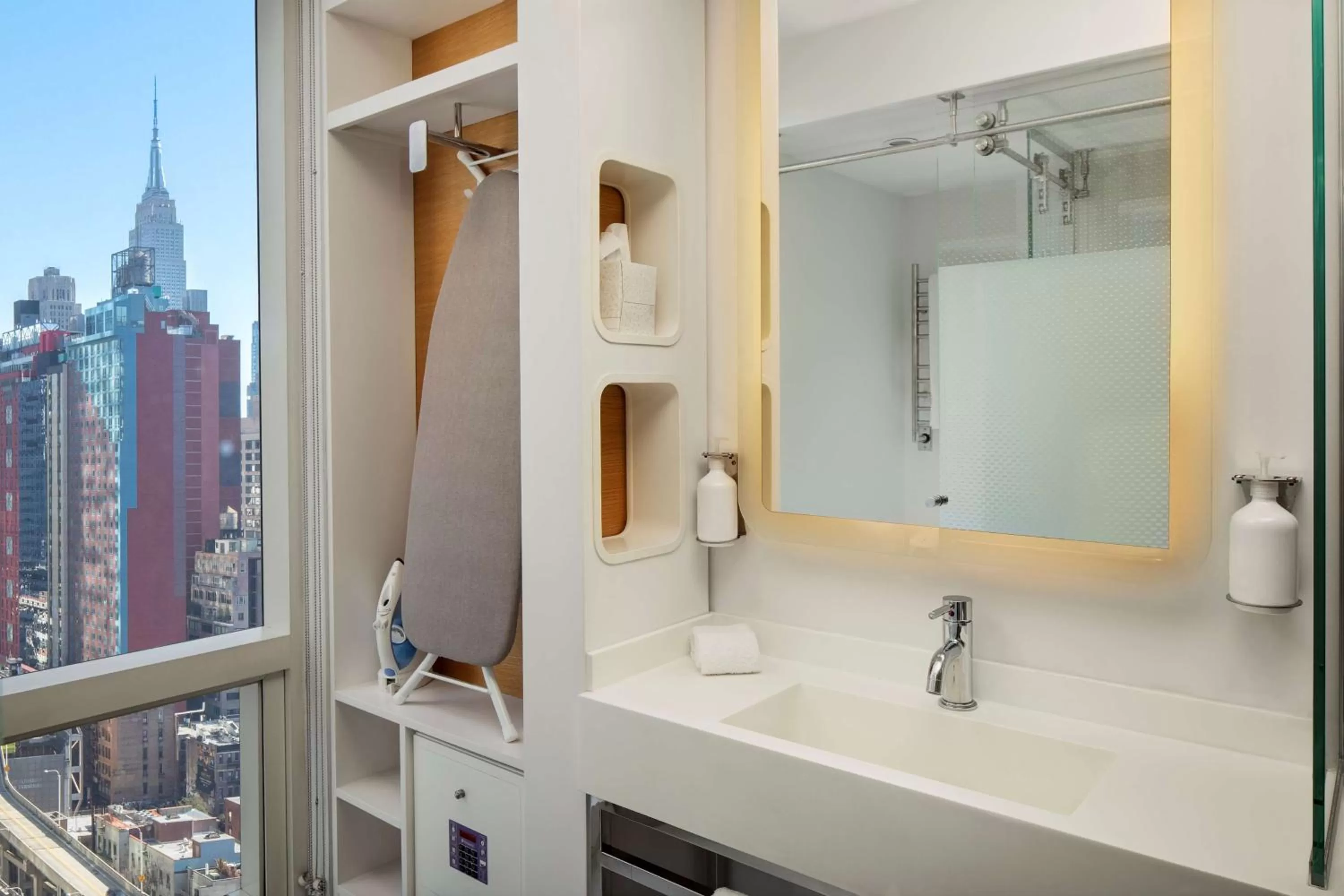 Bathroom in YOTEL New York Times Square