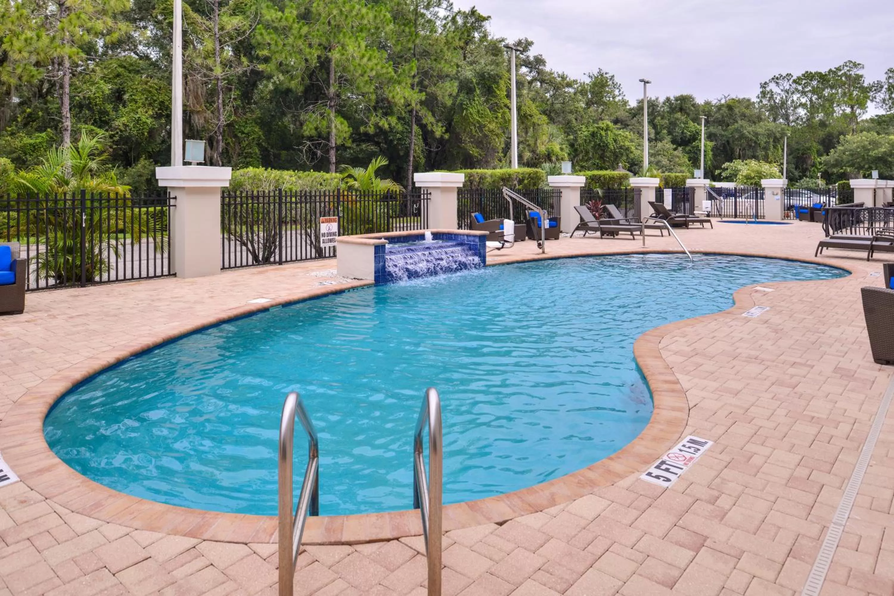 Swimming pool in Holiday Inn Express Tampa North Telecom Park by IHG