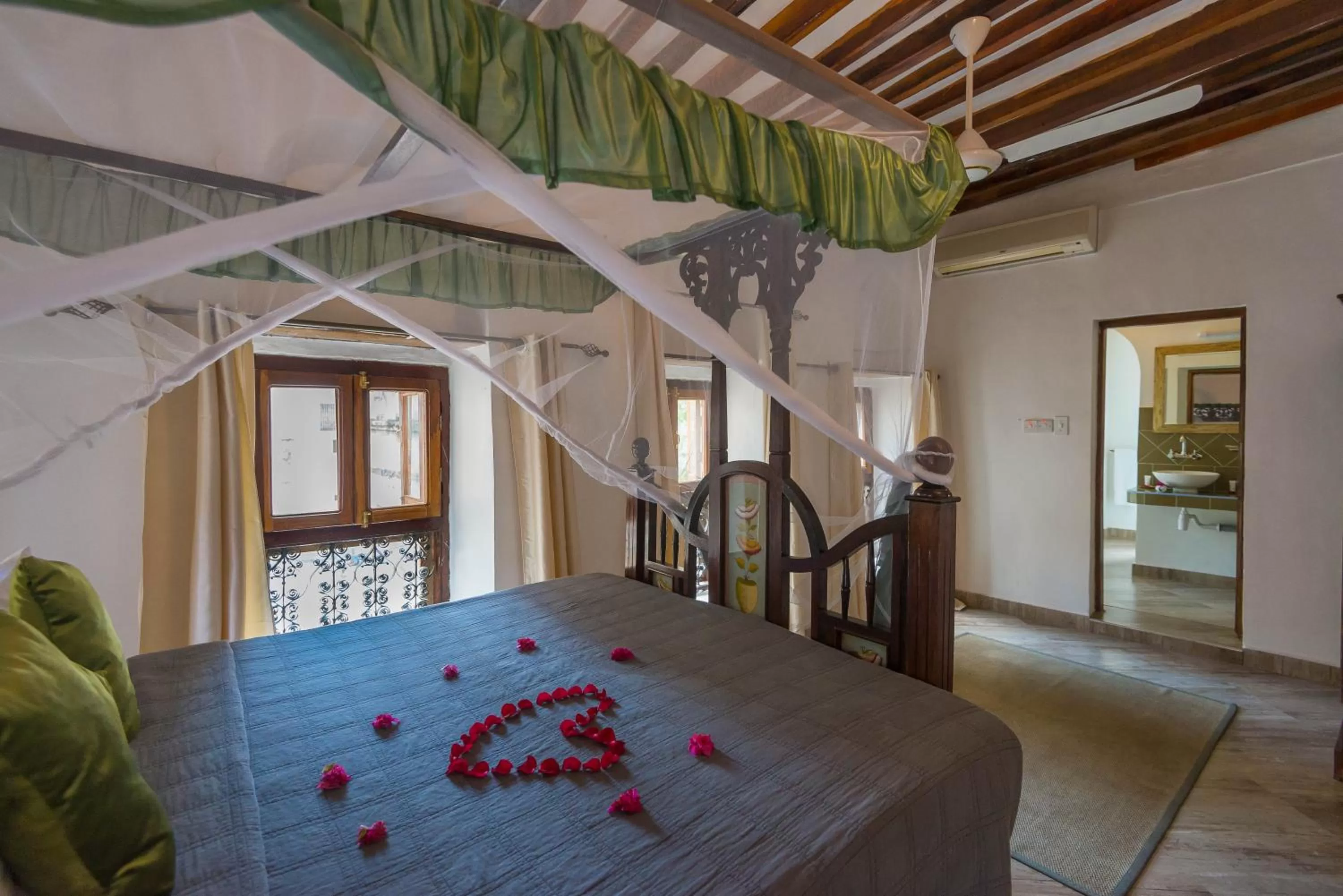 Bed in The Seyyida Hotel and Spa