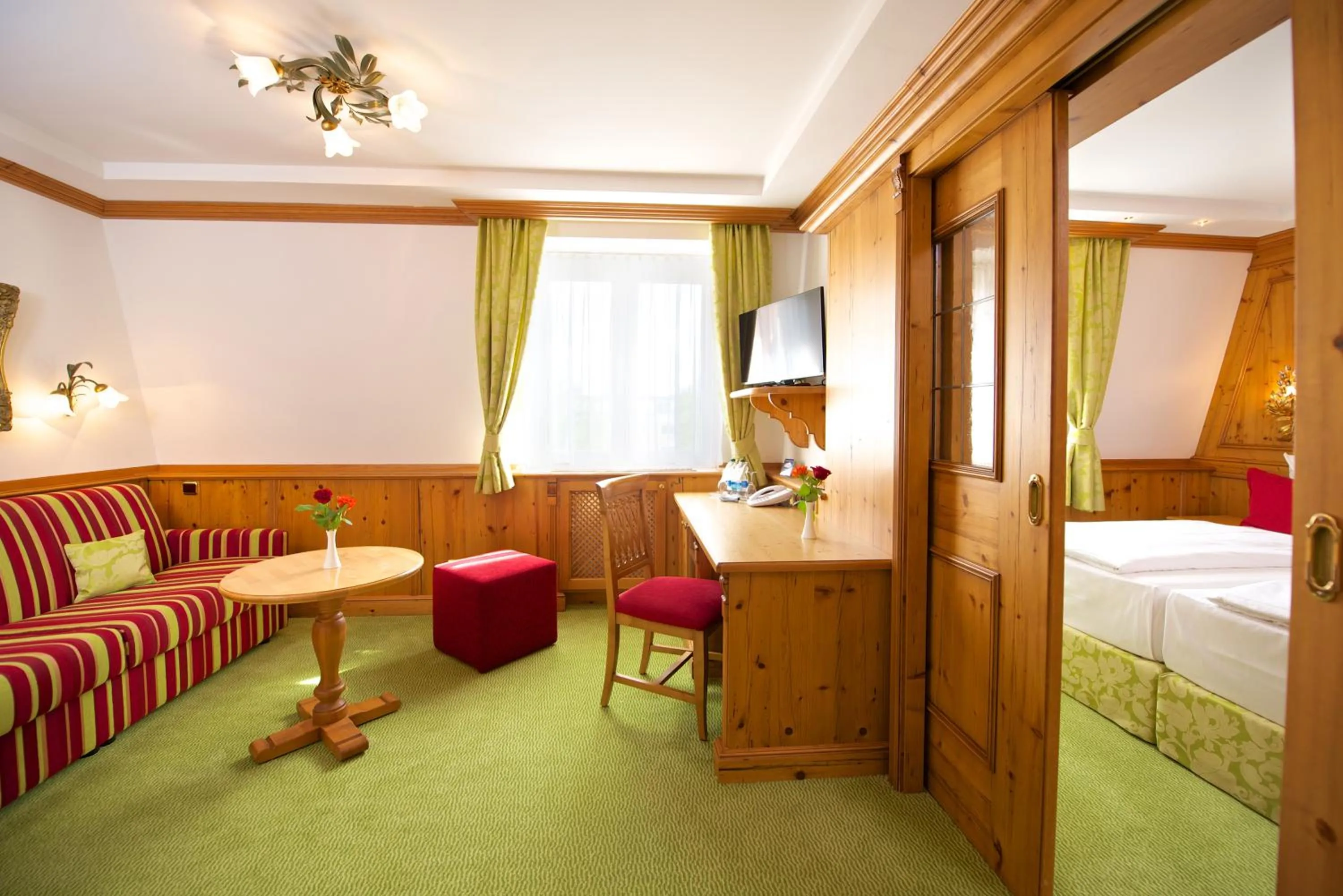 Decorative detail, Bed in Park Hotel Laim