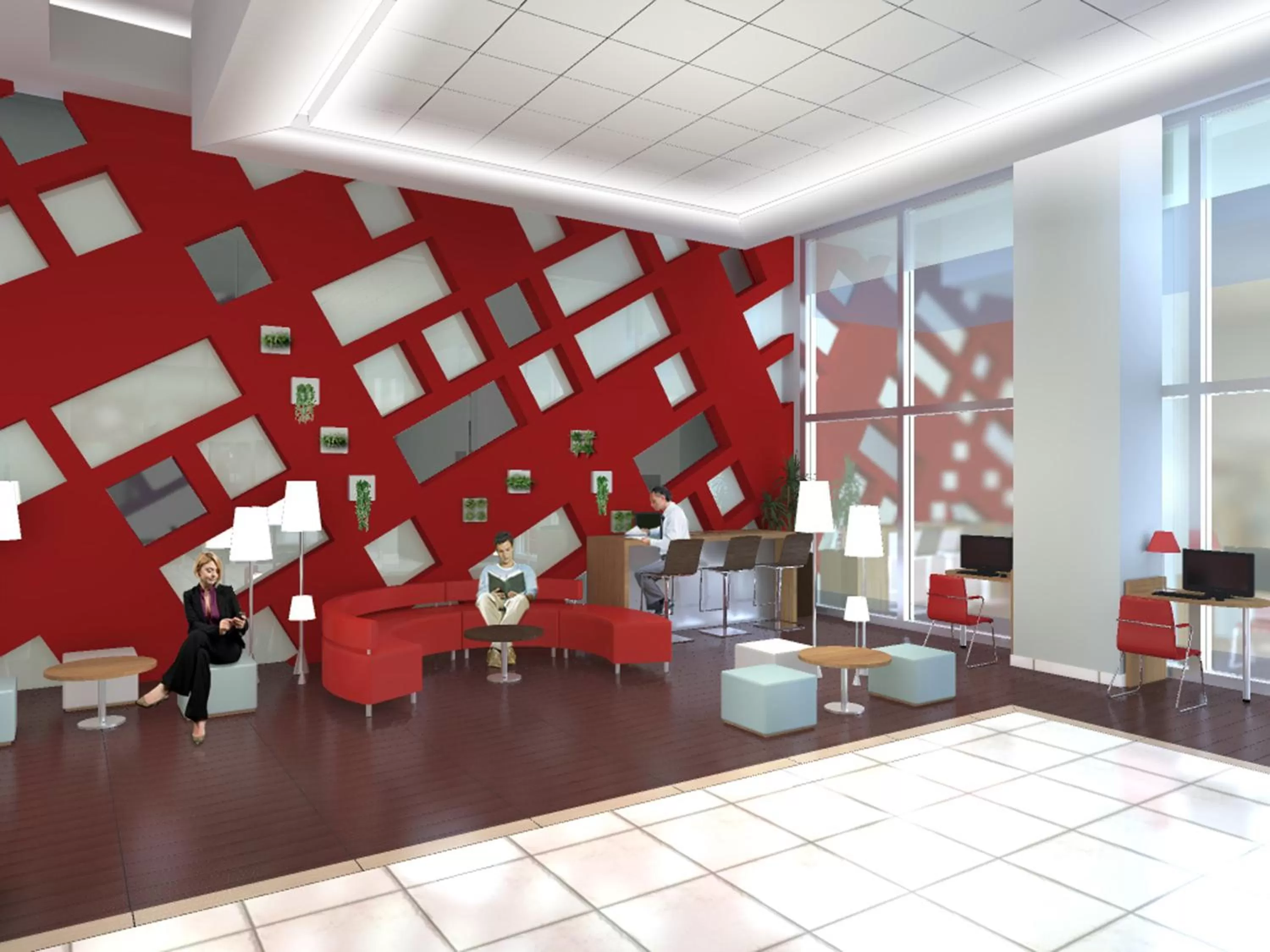 Lobby or reception in Ibis Cancun Centro