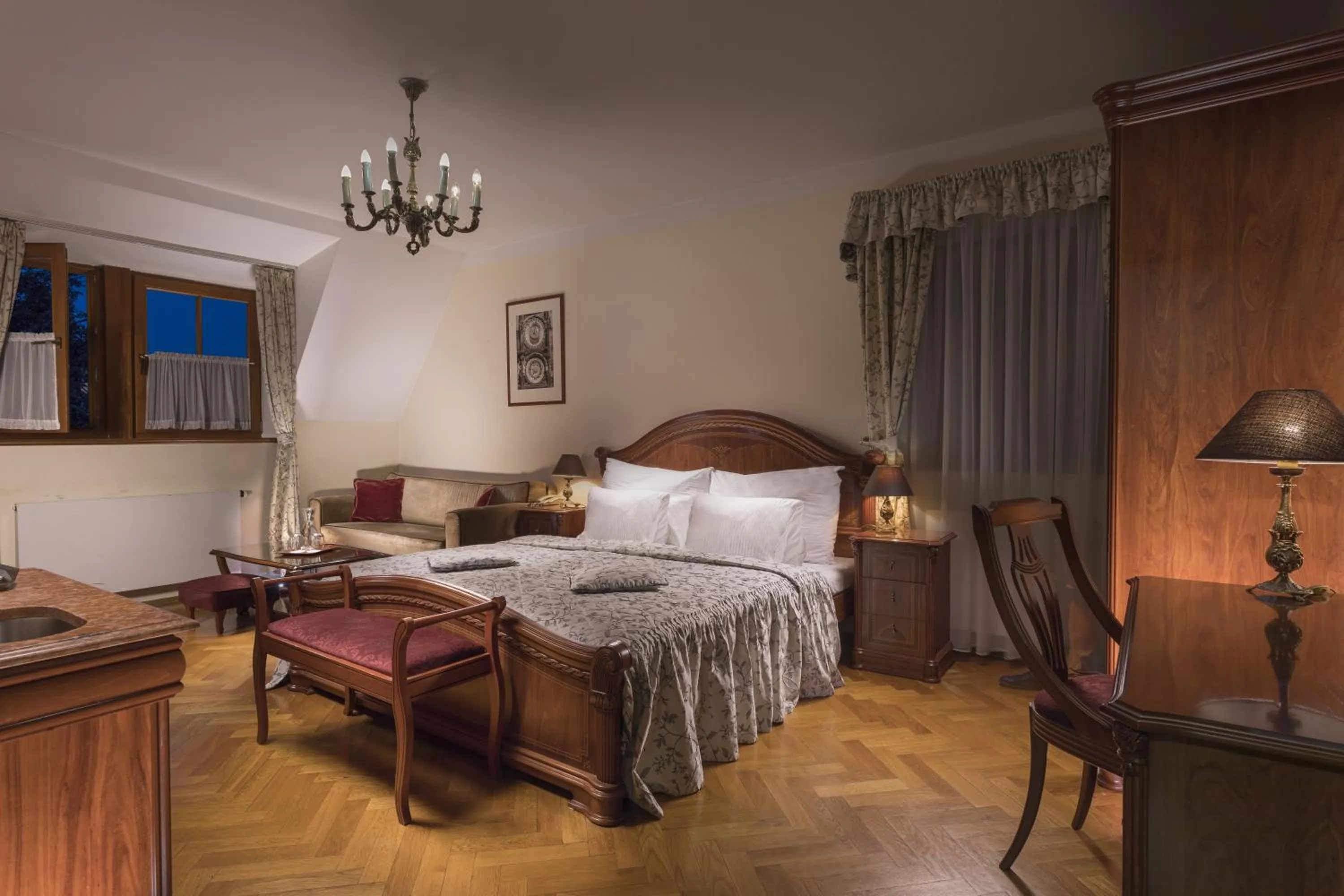 Bed in Boutique Hotel Constans