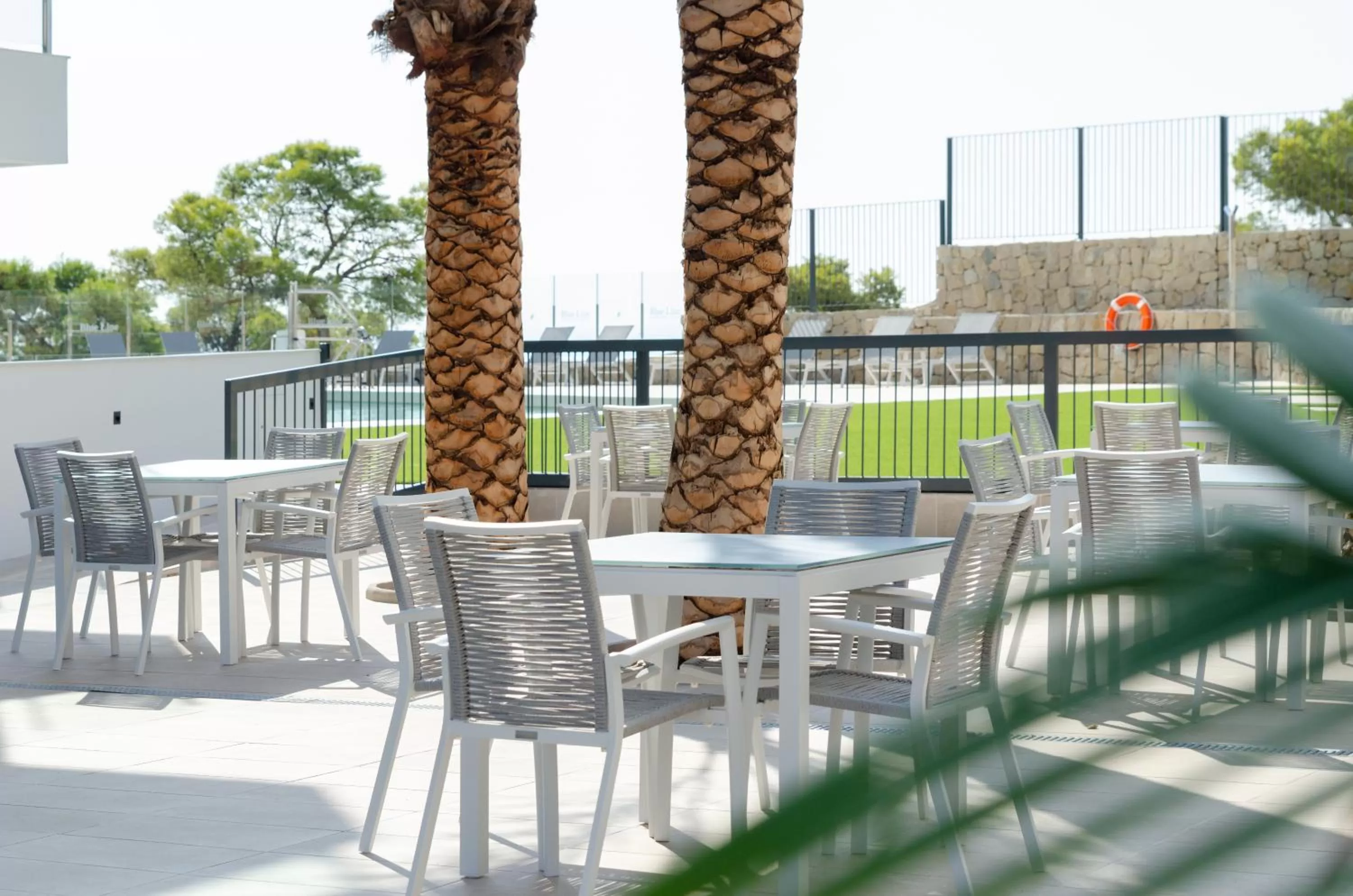 Patio in Blue Line Apartment Hotel - Be Line Group