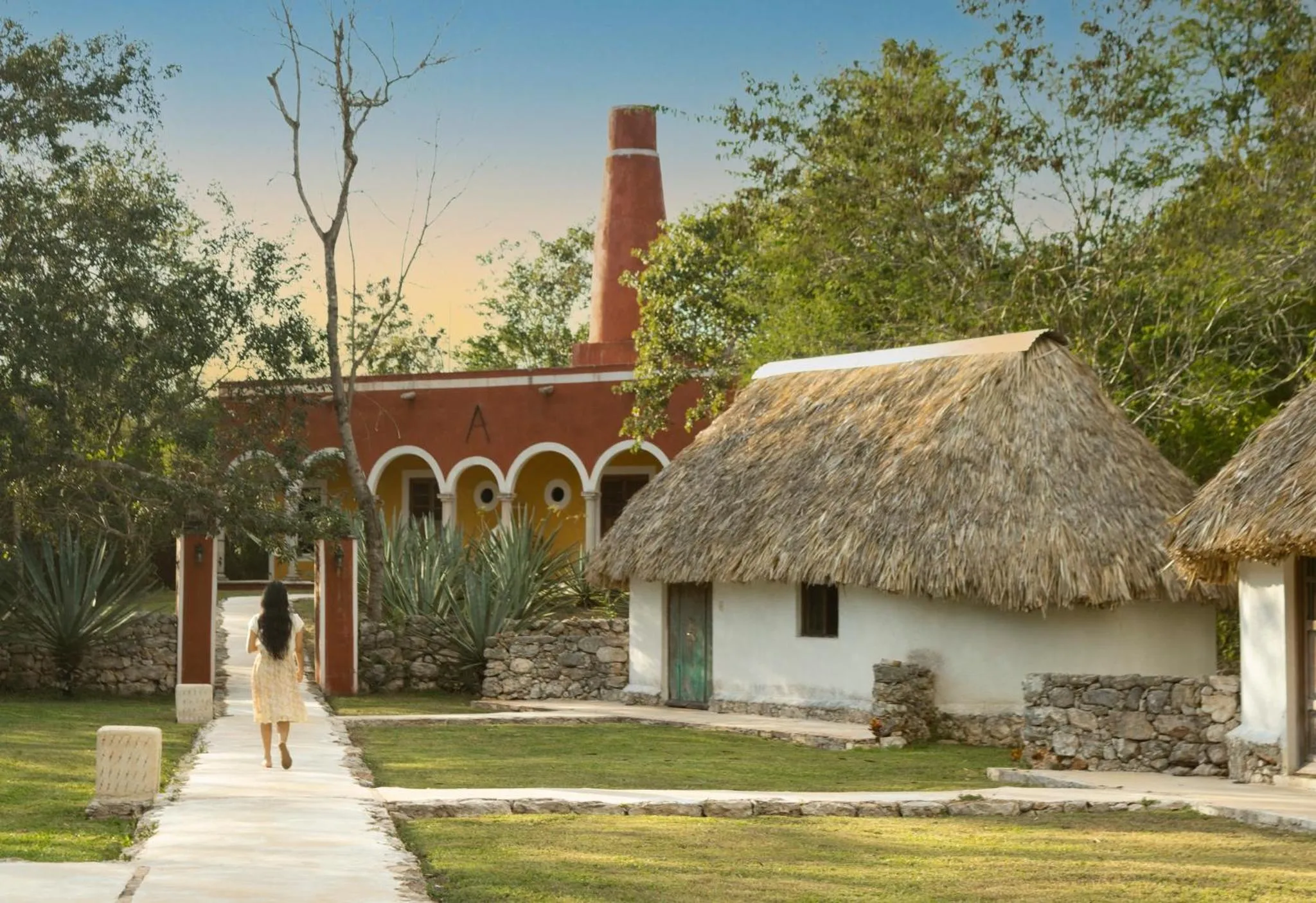 Garden in Hotel Hacienda Ticum