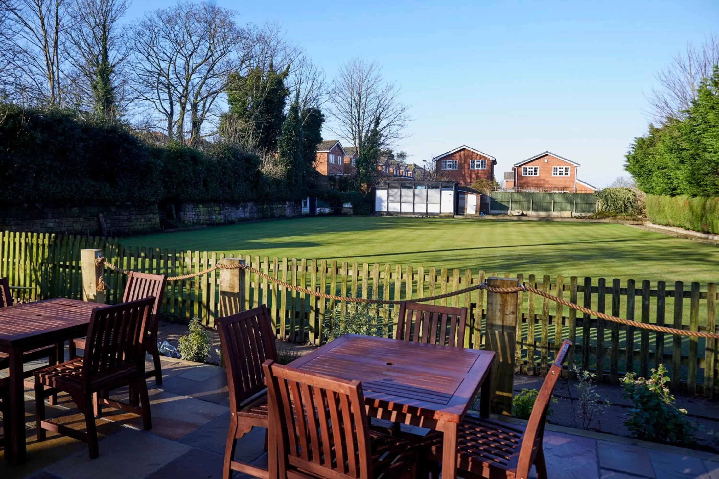 Patio in Childwall Abbey, Liverpool by Marston's Inns