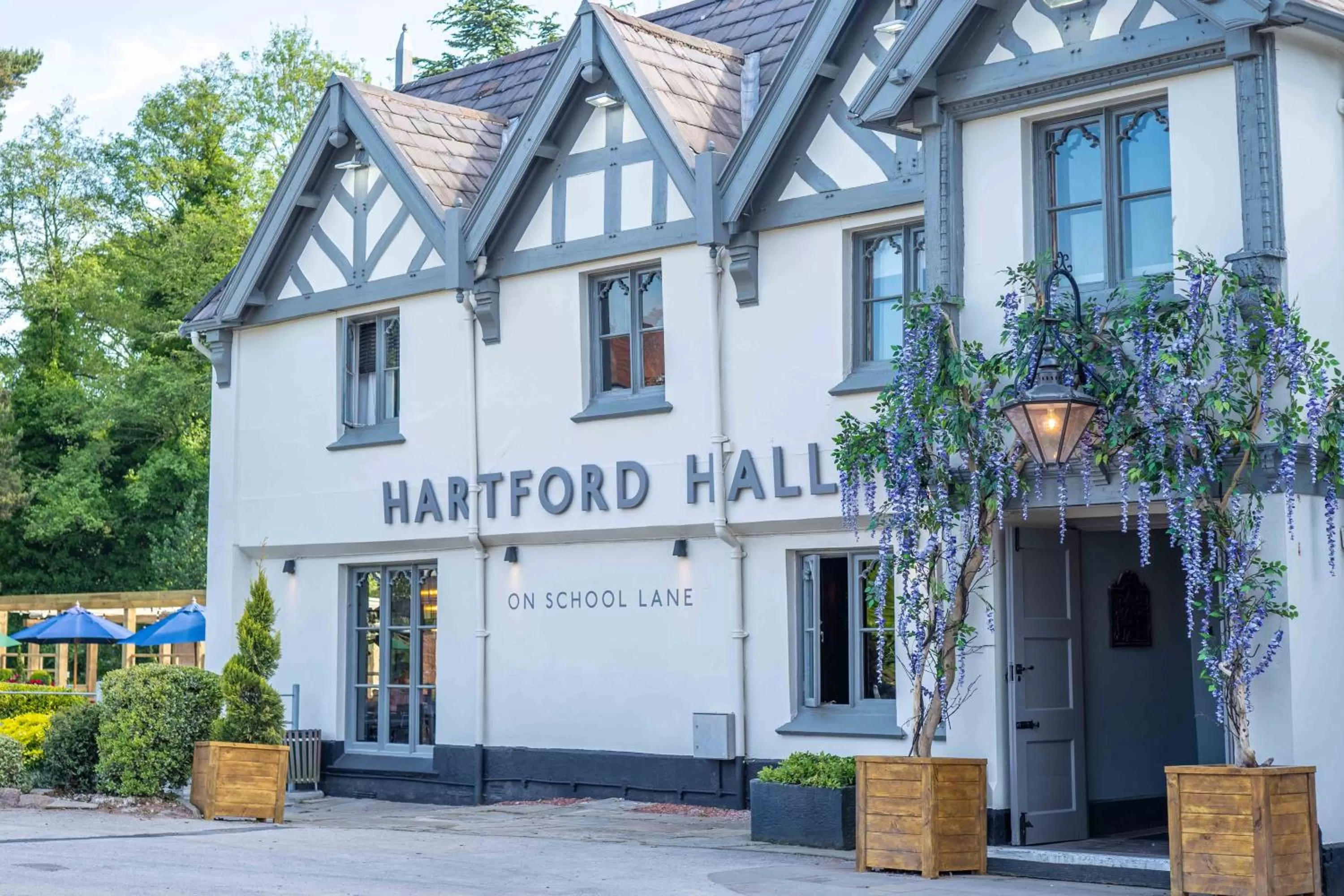 Property building in Hartford Hall on School Lane