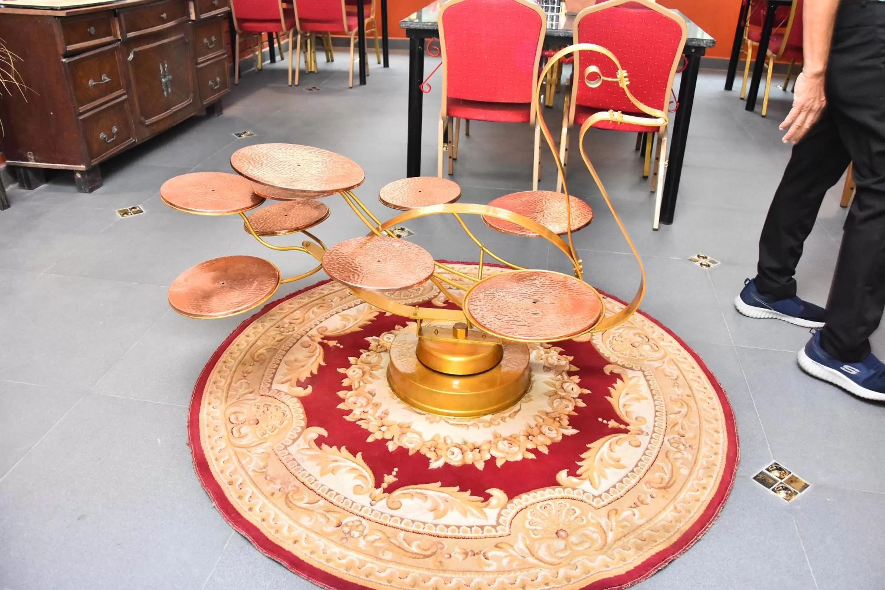 Dining area in Sangam Inn & Banquets