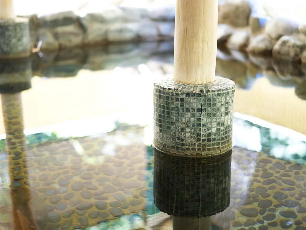 Hot Spring Bath in Hakone Yumoto Hotel